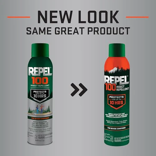 Repel 100 Insect Repellent, 4 Ounces, 98% DEET 10-Hour Protection Lon-Lasting Insect Repellent Aerosol Spray Repels Mosquitoes, Ticks, Gnats, Biting Flies, Chiggers And Fleas - Image 11