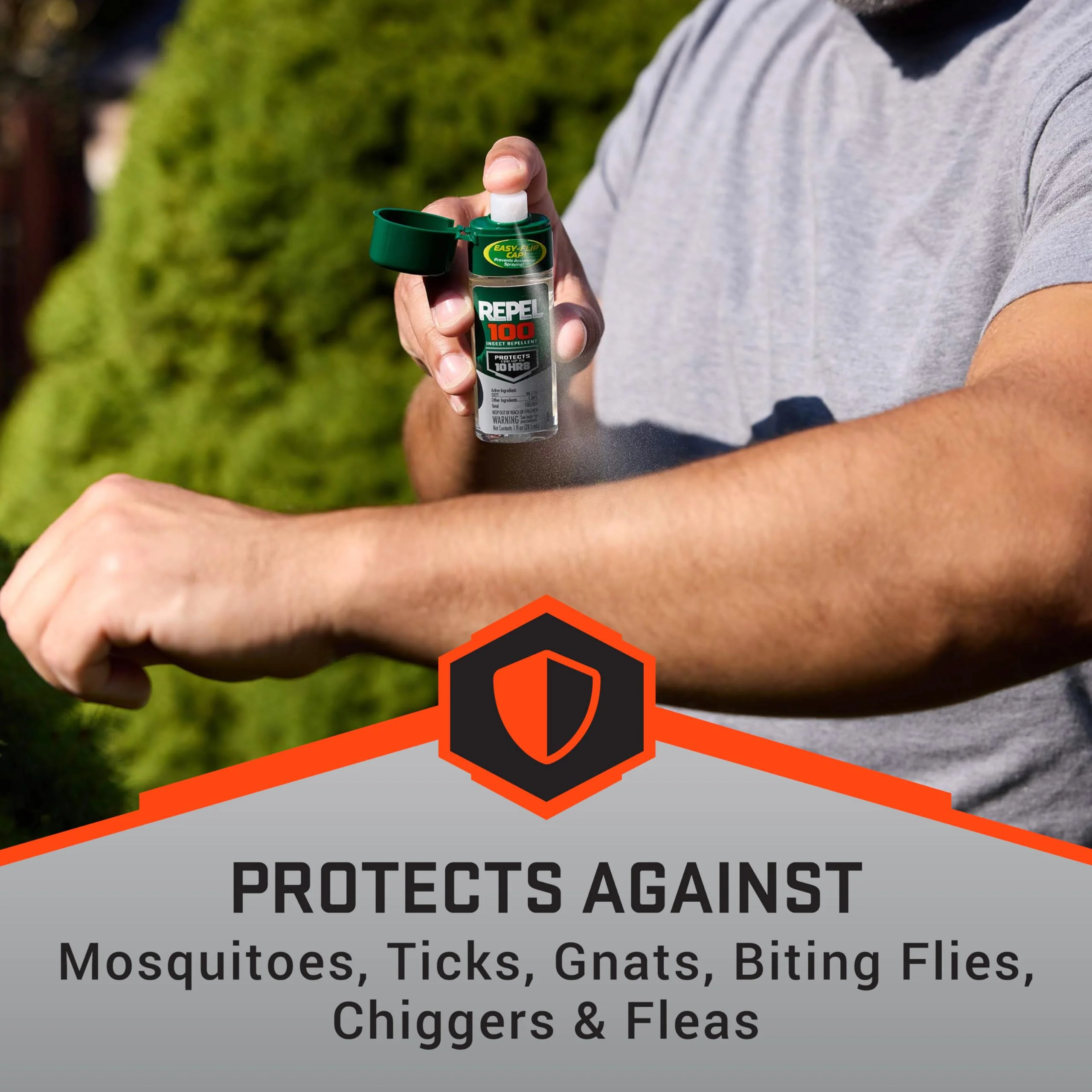Repel 100 Insect Repellent, Repels Mosquitos, Ticks and Gnats, For Severe Conditions, Protects For Up To 10 Hours, 98% DEET (Pump Spray) 1 fl Ounce - Image 8