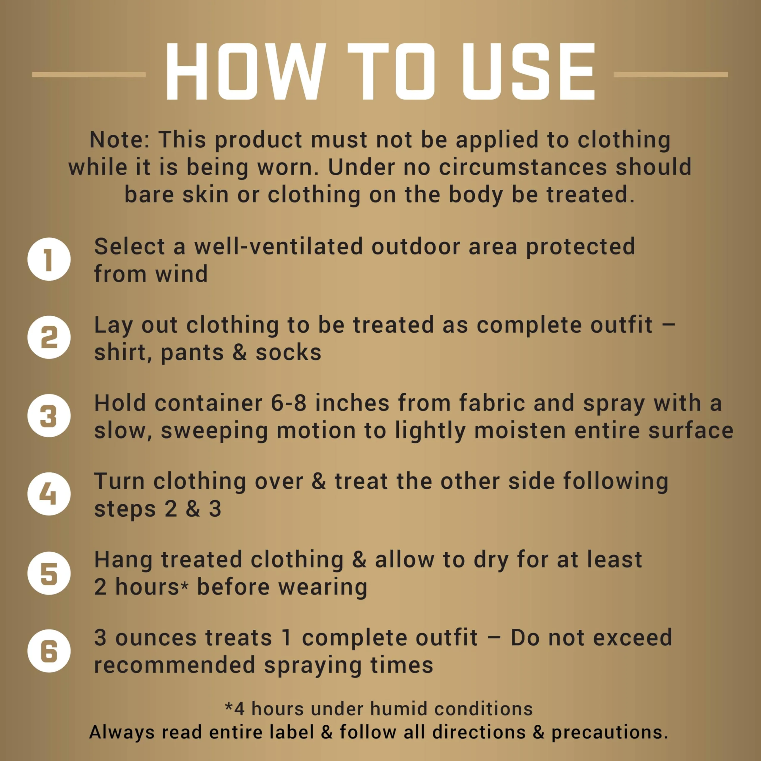 Repel Permethrin Clothing And Gear Insect Repellent, 6.5 Ounces, Aerosol Insect Repellent For Clothing And Gear Including Nets, Tents, Sleeping Bags And Backpacks - Image 6