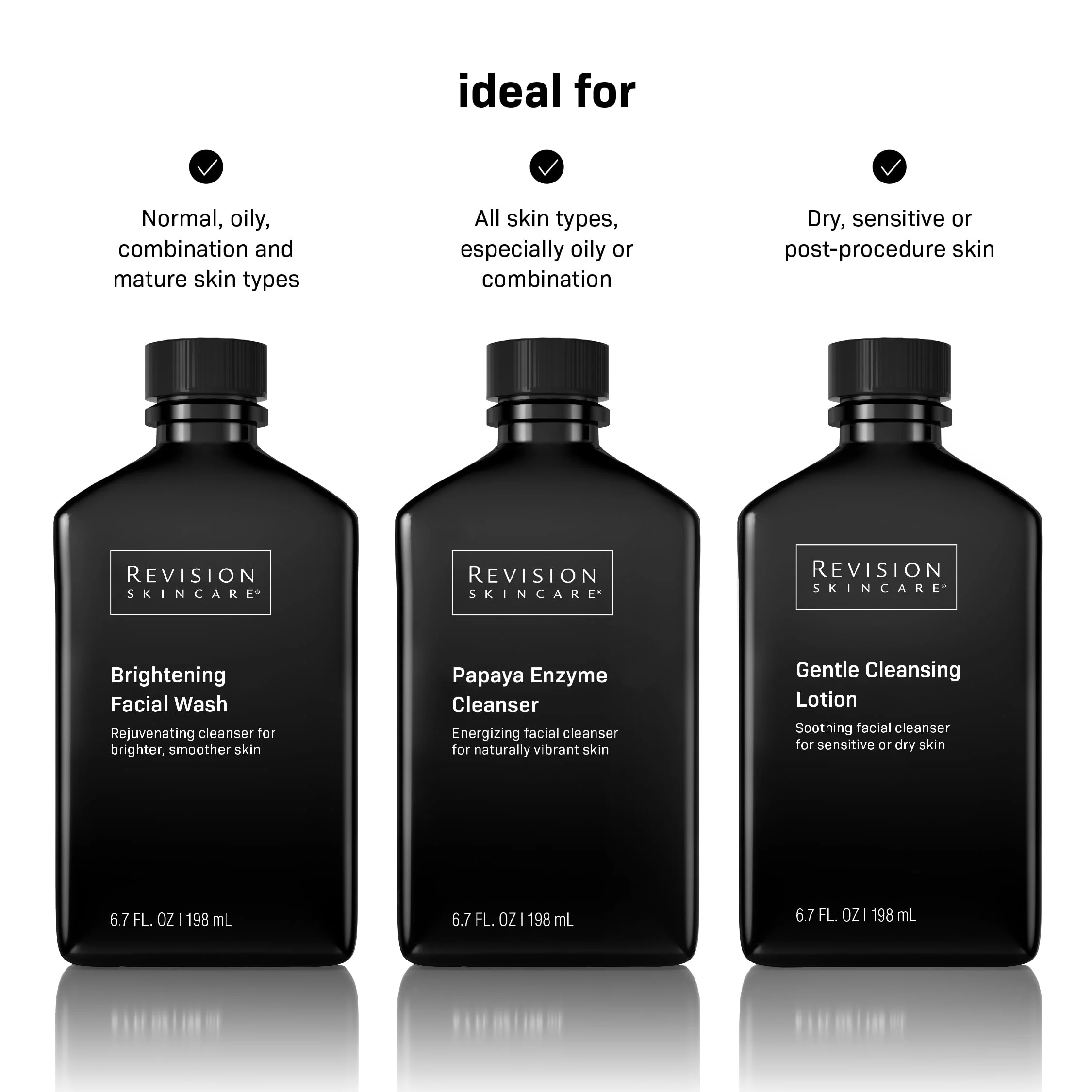 Revision Skincare Brightening Facial Wash, Daily Face Wash for Oily and Combination Skin with Vitamin C, Glycolic Acid, and Salicylic Acid to Brighten, Exfoliate, and Remove Impurities, 3.4 fl oz - Image 5