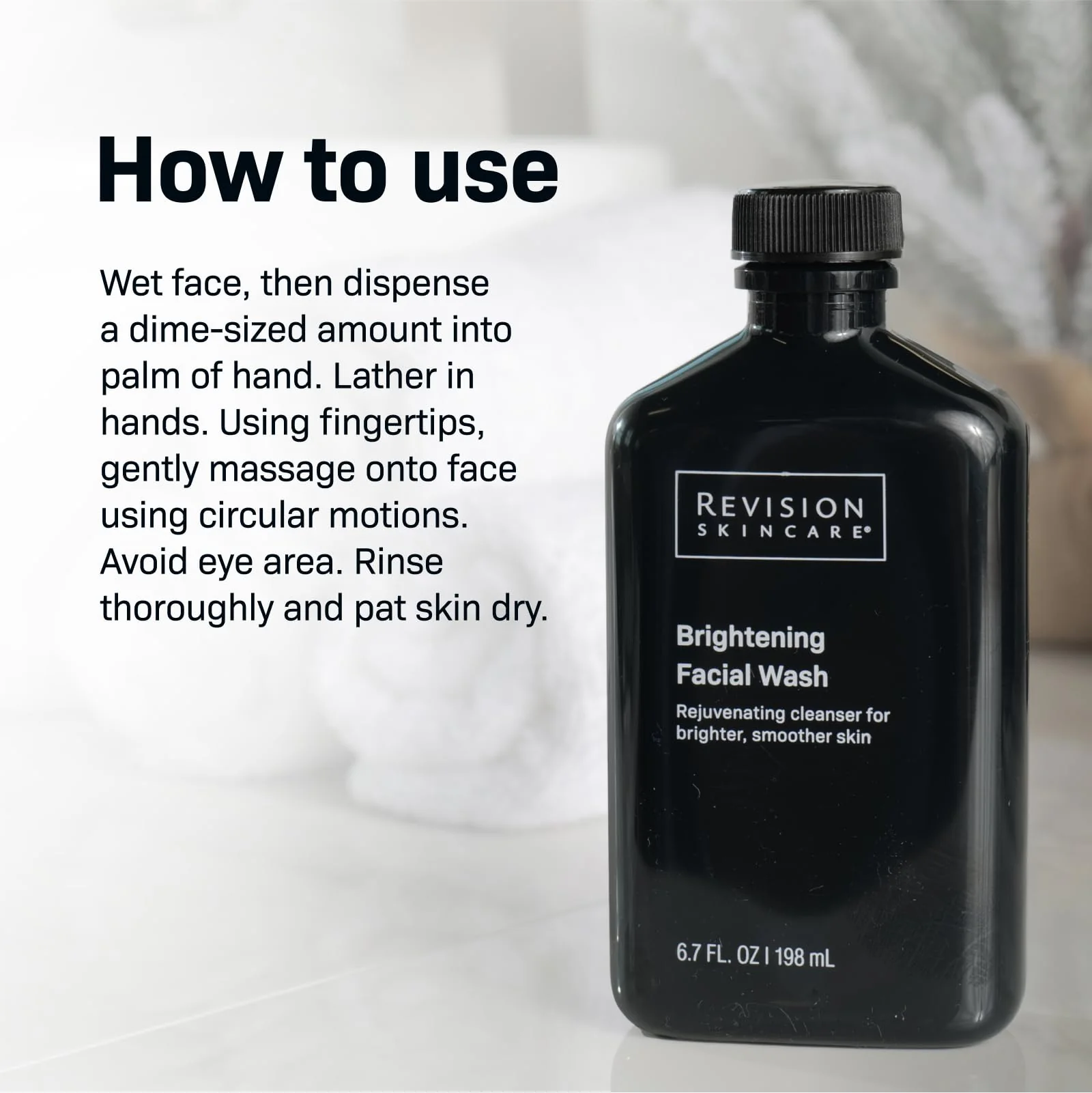 Revision Skincare Brightening Facial Wash, Daily Face Wash for Oily and Combination Skin with Vitamin C, Glycolic Acid, and Salicylic Acid to Brighten, Exfoliate, and Remove Impurities, 3.4 fl oz - Image 7