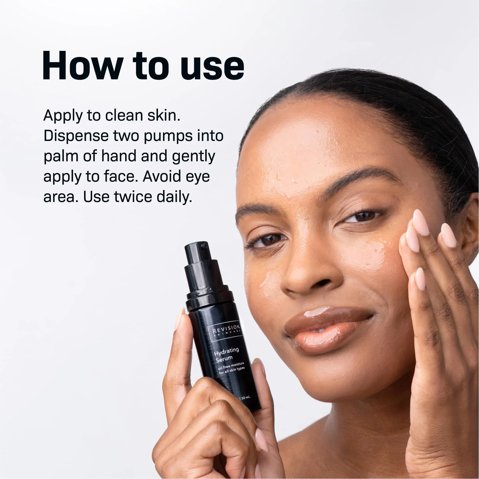 Revision Skincare Hydrating Serum, Moisturizing Anti Aging Serum, Oil Free Formula with Two Forms of Hyaluronic Acid, 1 fl oz - Image 5