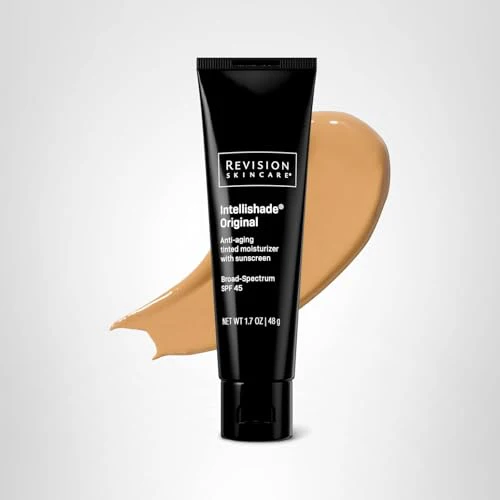 Revision Skincare Intellishade® Original SPF 45, Anti-Aging Tinted Sunscreen for Face, Daily Moisturizer with SPF, Anti-Wrinkle with Peptides & Vitamin C, Hydrating Broad-Spectrum Sunscreen, 1.7 oz - Image 2