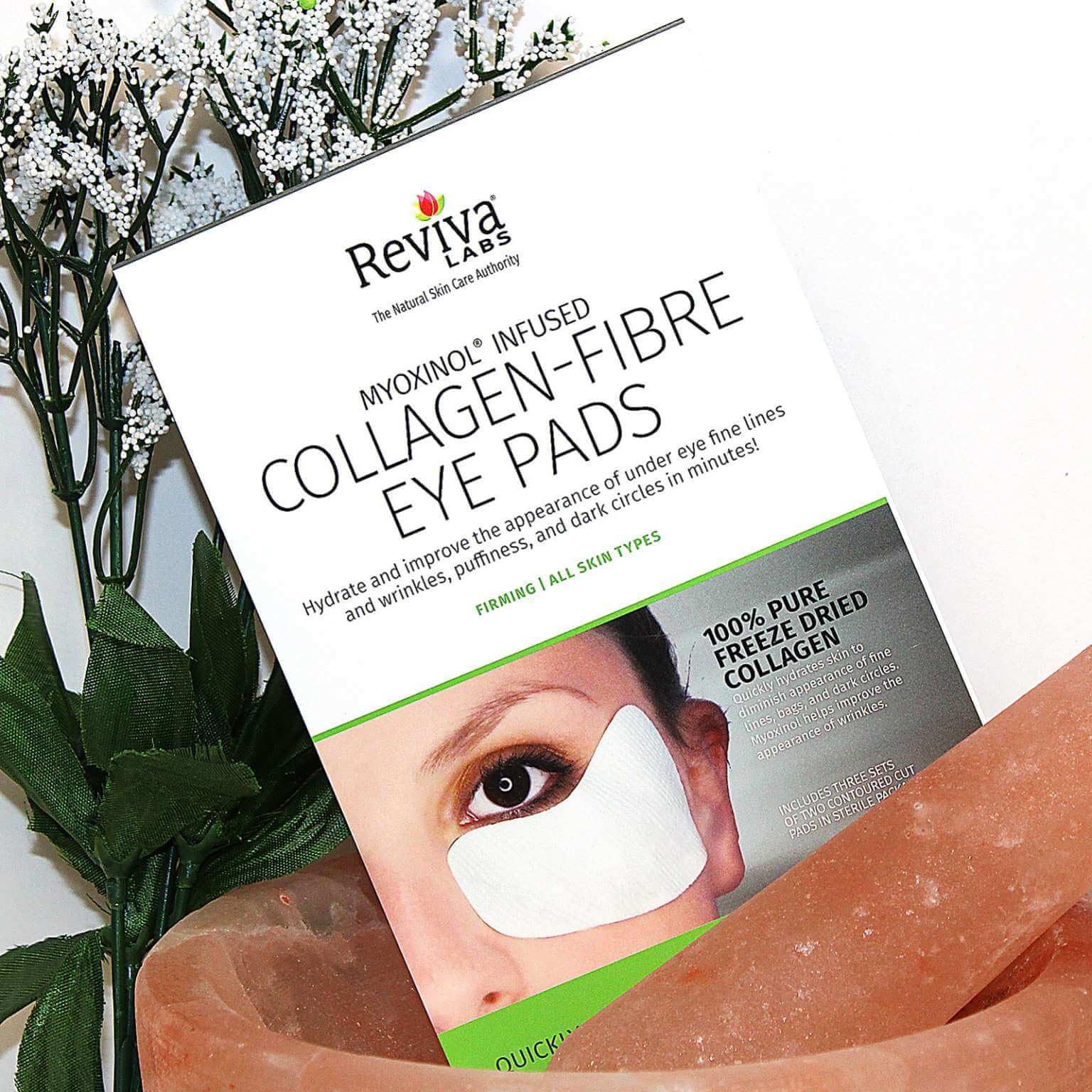 REVIVA LABS Collagen Fibre Eye Pads, 6 CT - Image 3