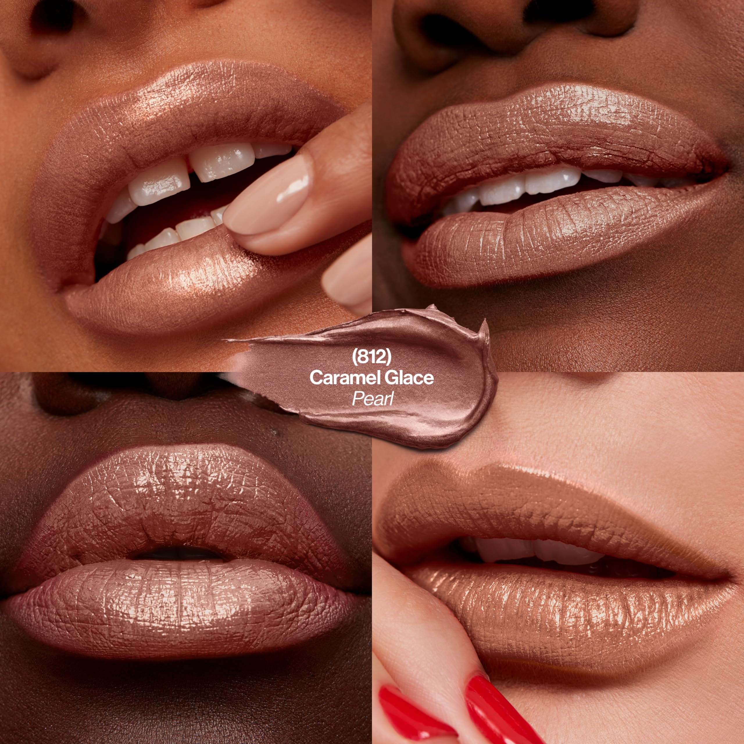 Revlon Super Lustrous Lipstick, Creamy Formula For Soft, Fuller-Looking Lips, Moisturized Feel, 103 Caramel Glace, 0.15 oz - Image 11