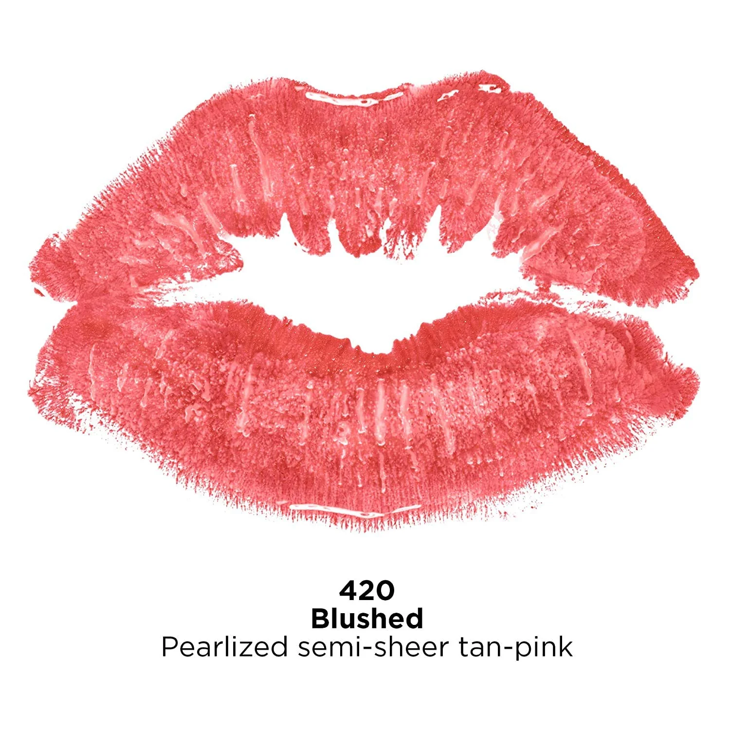 Revlon Super Lustrous Lipstick, Creamy Formula For Soft, Fuller-Looking Lips, Moisturized Feel, 420 Blushed, 0.15 oz - Image 3