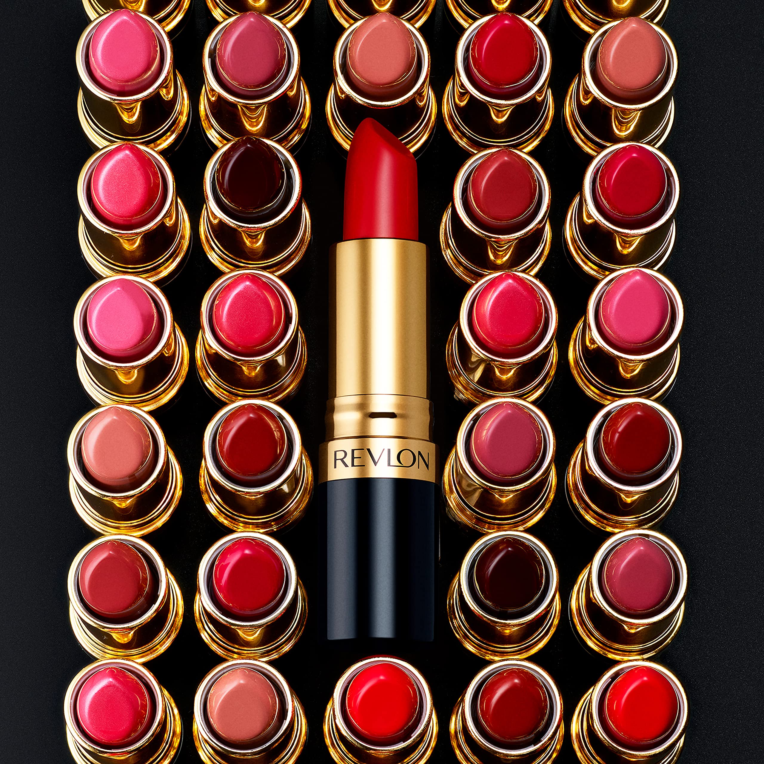 Revlon Super Lustrous Lipstick, Creamy Formula For Soft, Fuller-Looking Lips, Moisturized Feel, Certainly Red (740), 0.15 oz - Image 6