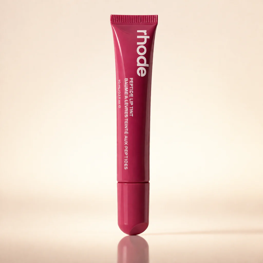 Rhode Peptide Lip Tint, Sheer Color and Hydrating Finish, 3 fl oz, 10ml (Raspberry Jelly)