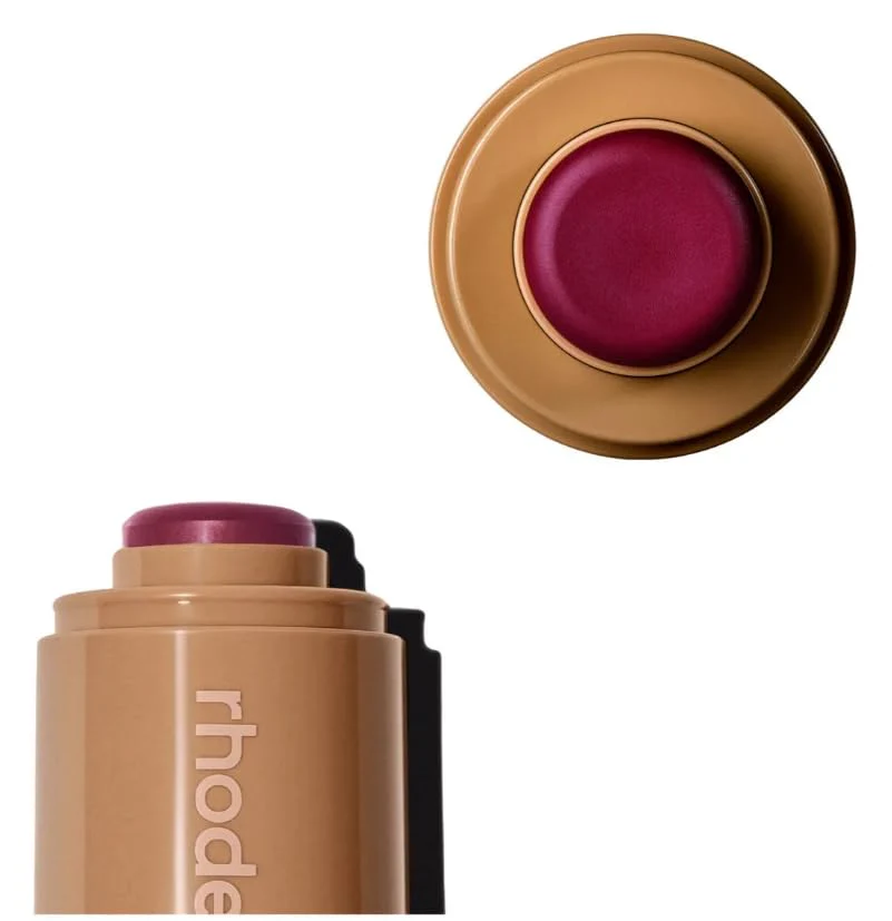 Rhode Pocket Blush, Buildable Hydrating Cream Blush, Plum - Image 4