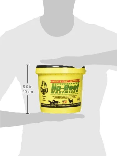 RICHDEL 784299390508 Nu-Hoof Maximizer Hoof & Coat Support for Horses, 5 lb - Image 2