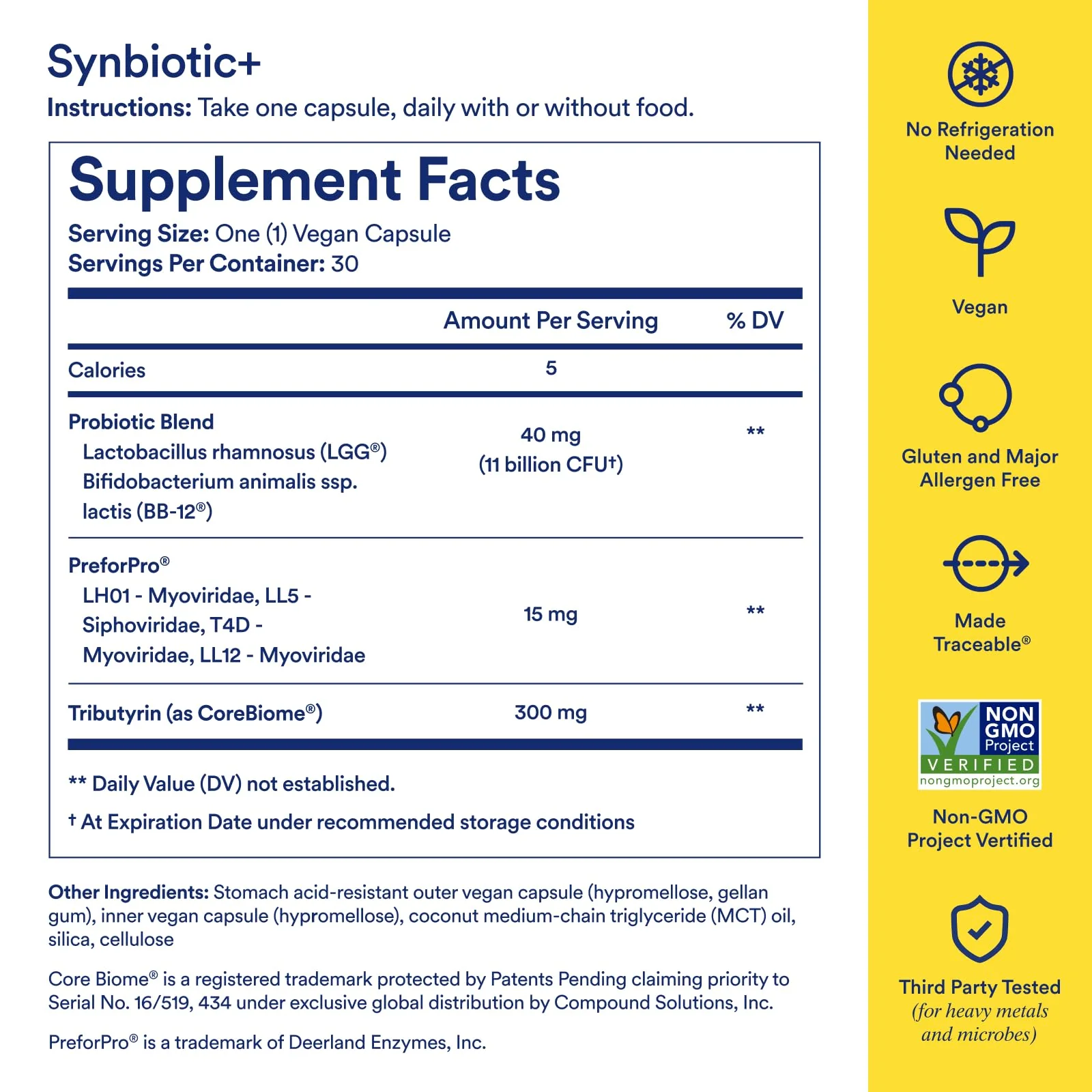 Ritual Synbiotic+ Probiotic, Prebiotic, Postbiotic, 3-in-1 Supplement for Gut Health and Digestive Support, Regularity, Bloat, Immune*, Vegan Delayed-Released Daily Capsule, Women and Men, 30 Day - Image 4