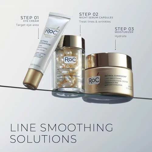 RoC Retinol Correxion Under Eye Cream for Dark Circles & Puffiness, Daily Wrinkle Cream, Anti Aging Skin Care Treatment Women and Men, 0.5 oz (Packaging May Vary) - Image 2