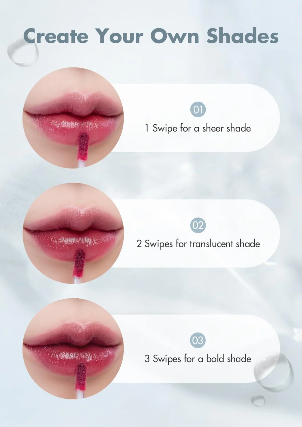 rom&nd DEWY·FUL WATER TINT (02 SALTY PEACH) - Image 3