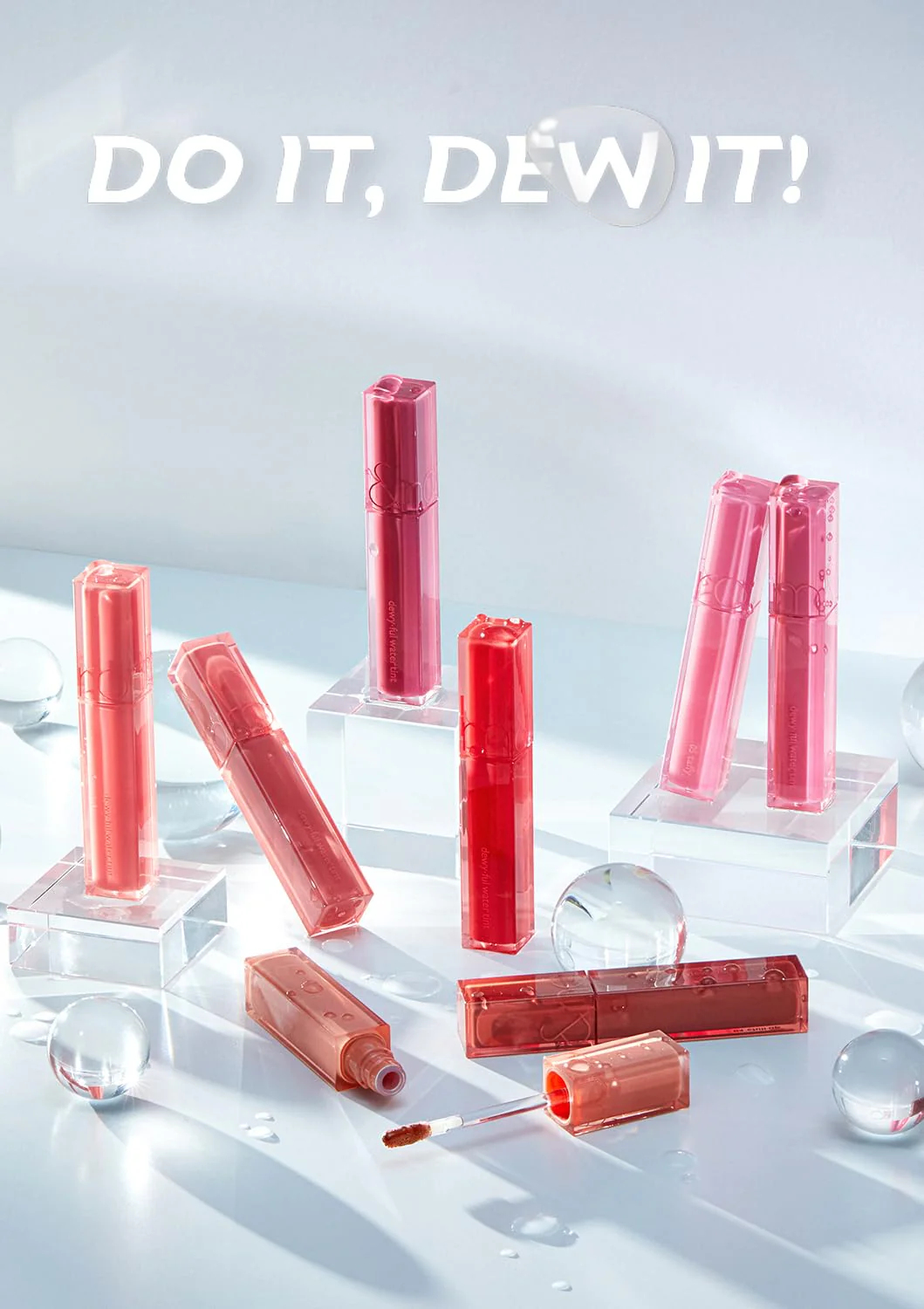 rom&nd DEWY·FUL Water Tint 12 CANYON – Pure, Non-Sticky Glossy Lip Stain for Hydrated, Long-Lasting Dewy Shine - Image 7
