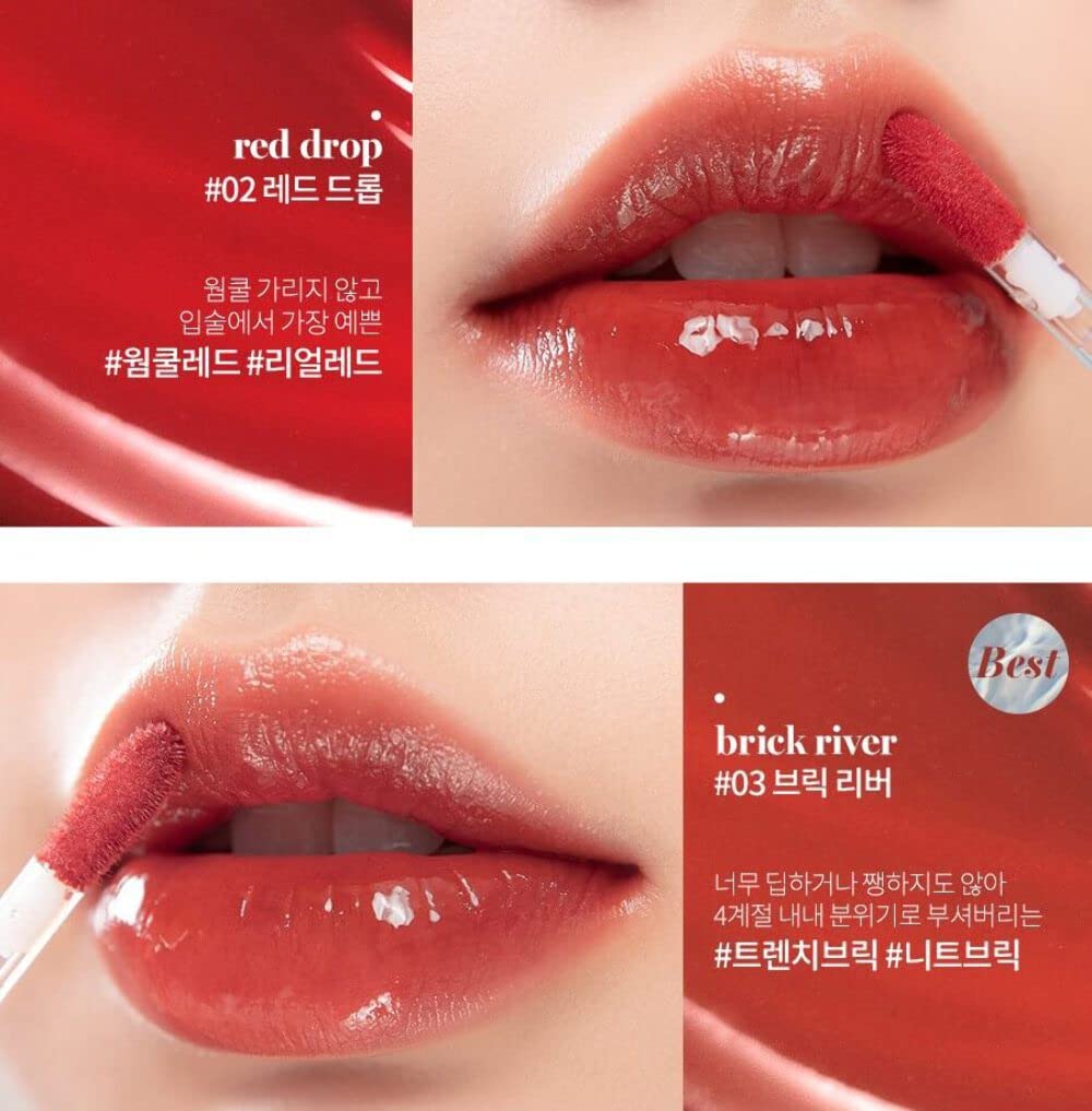 rom&nd Glasting Water Tint (5 Colors) 4g (03 BRICK RIVER) - Image 4