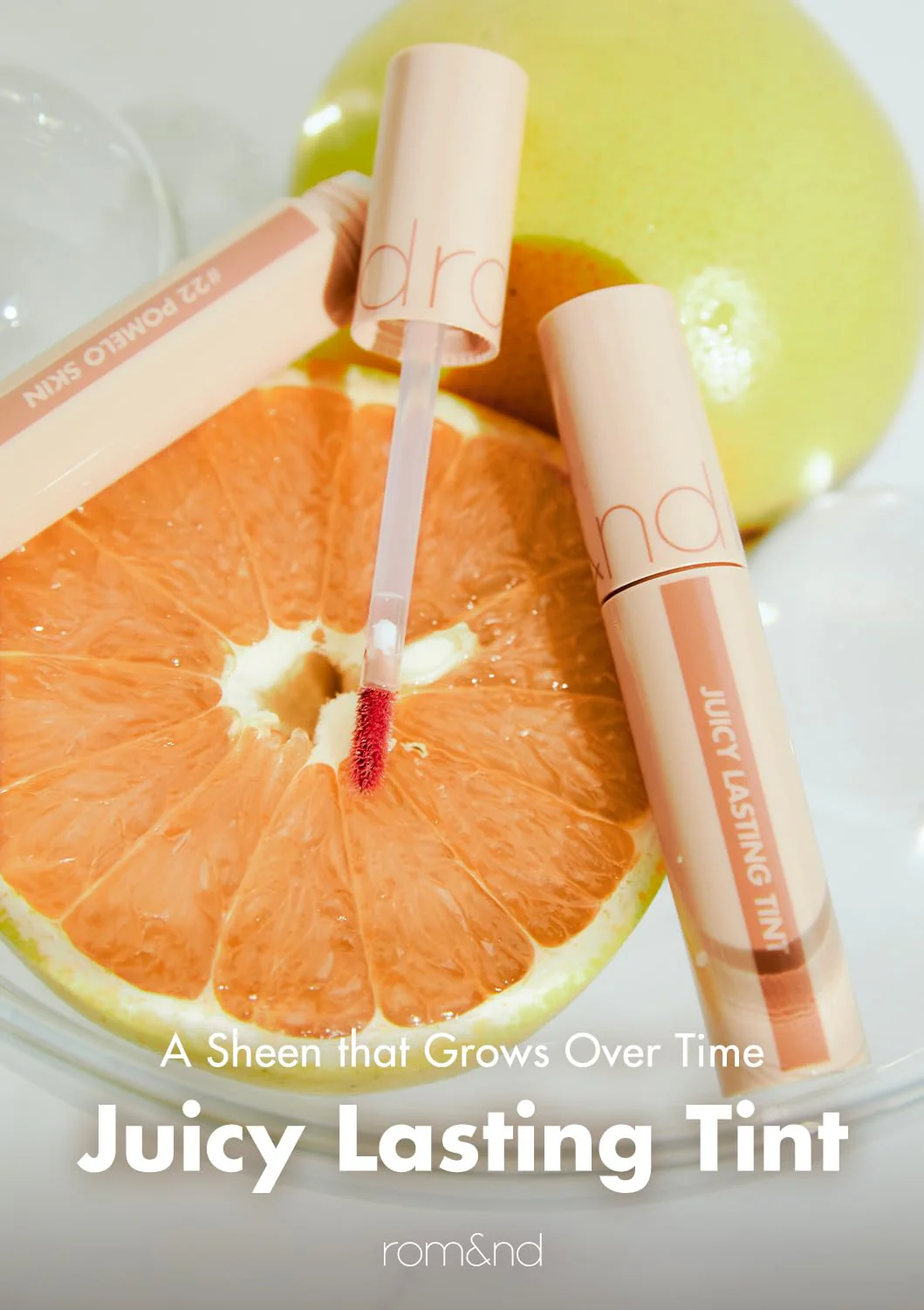 rom&nd JUICY LASTING TINT #33 BARE VINE - K-Beauty Long-Lasting Lip Stain for Plump, Natural Gloss & Vivid, Non-Sticky Finish - Effortless Daily Wear - Image 6