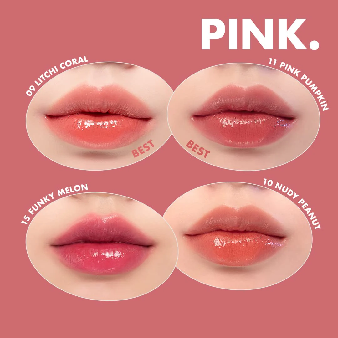 ROMAND Juicy Lasting Tint F/W Colors 4 Shades (11#PINK PUMPKIN) - Image 4