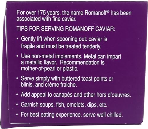 Romanoff Black Lumpfish Caviar, Zero Trans Fat, 2 Ounces (Pack Of 6) - Image 2