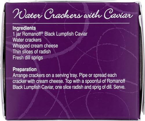 Romanoff Black Lumpfish Caviar, Zero Trans Fat, 2 Ounces (Pack Of 6) - Image 3