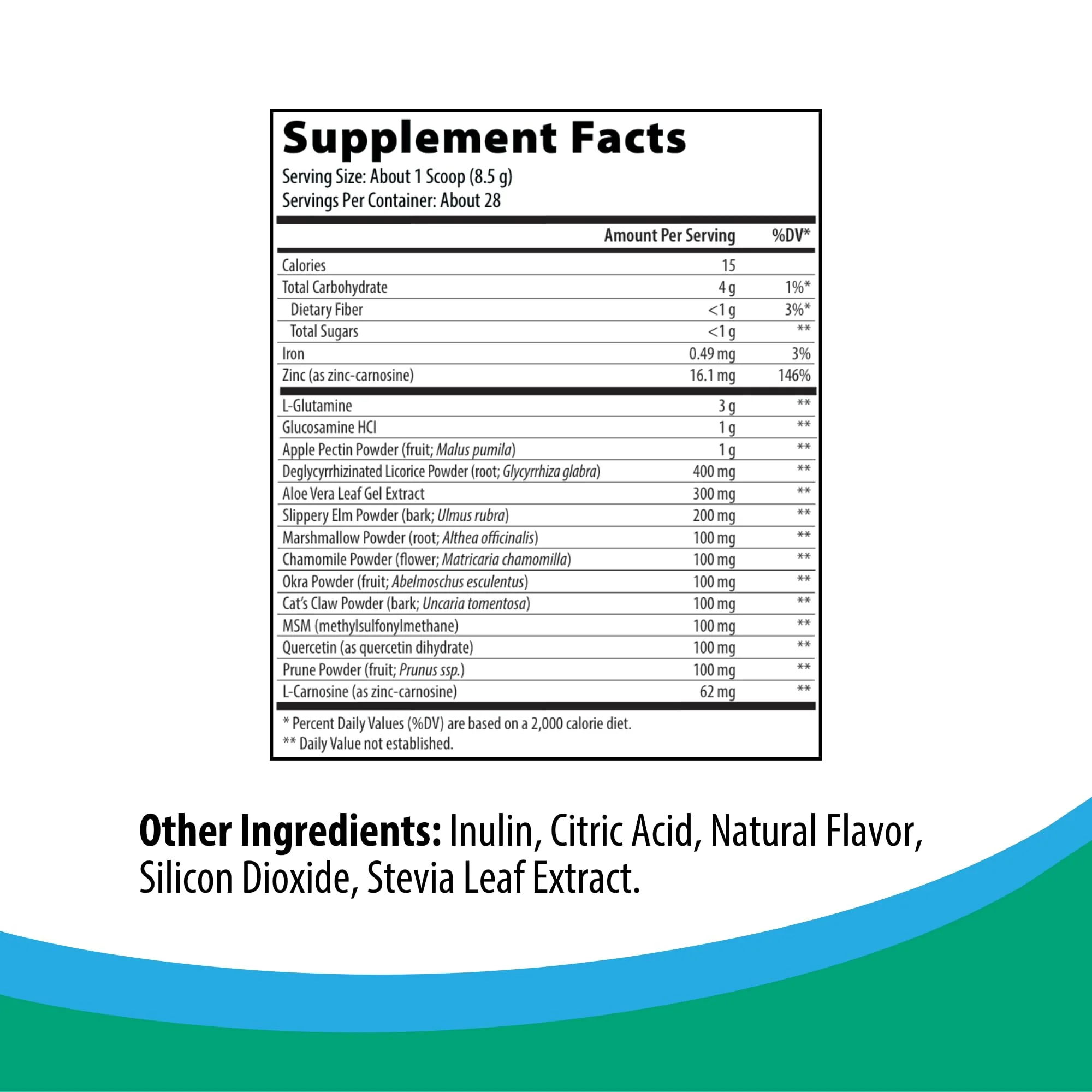 Rootcology by Dr. Izabella Wentz | Gut R&R | Support Gastrointestinal Function and Regularity with Zinc, Licorice, Aloe Vera, and Slippery Elm Extract | Southern Peach Flavor | 238g 28 Servings - Image 7