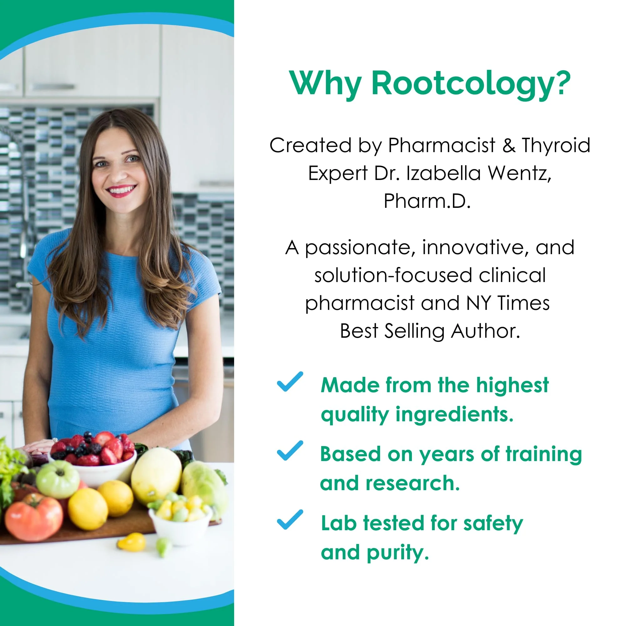 Rootcology by Dr. Izabella Wentz | Pancreatic Enzymes Plus | Enteric Coated Lipase, Protease & Amylase Blend with Bromelain | 90 Capsules - Image 5