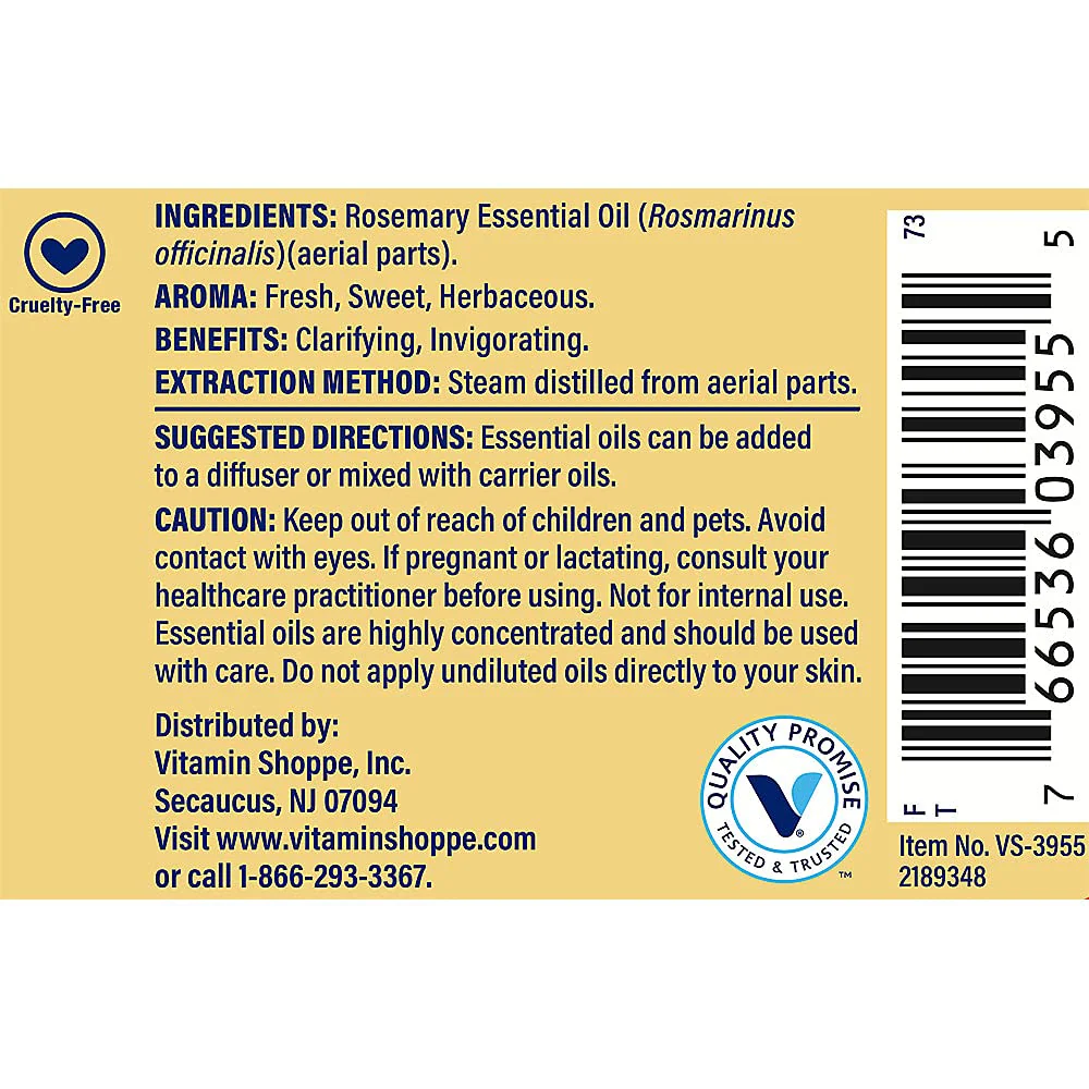Rosemary - 100% Pure Essential Oil - Clarifying & Invigorating Aromatherapy (1 fl. oz.) - Image 4