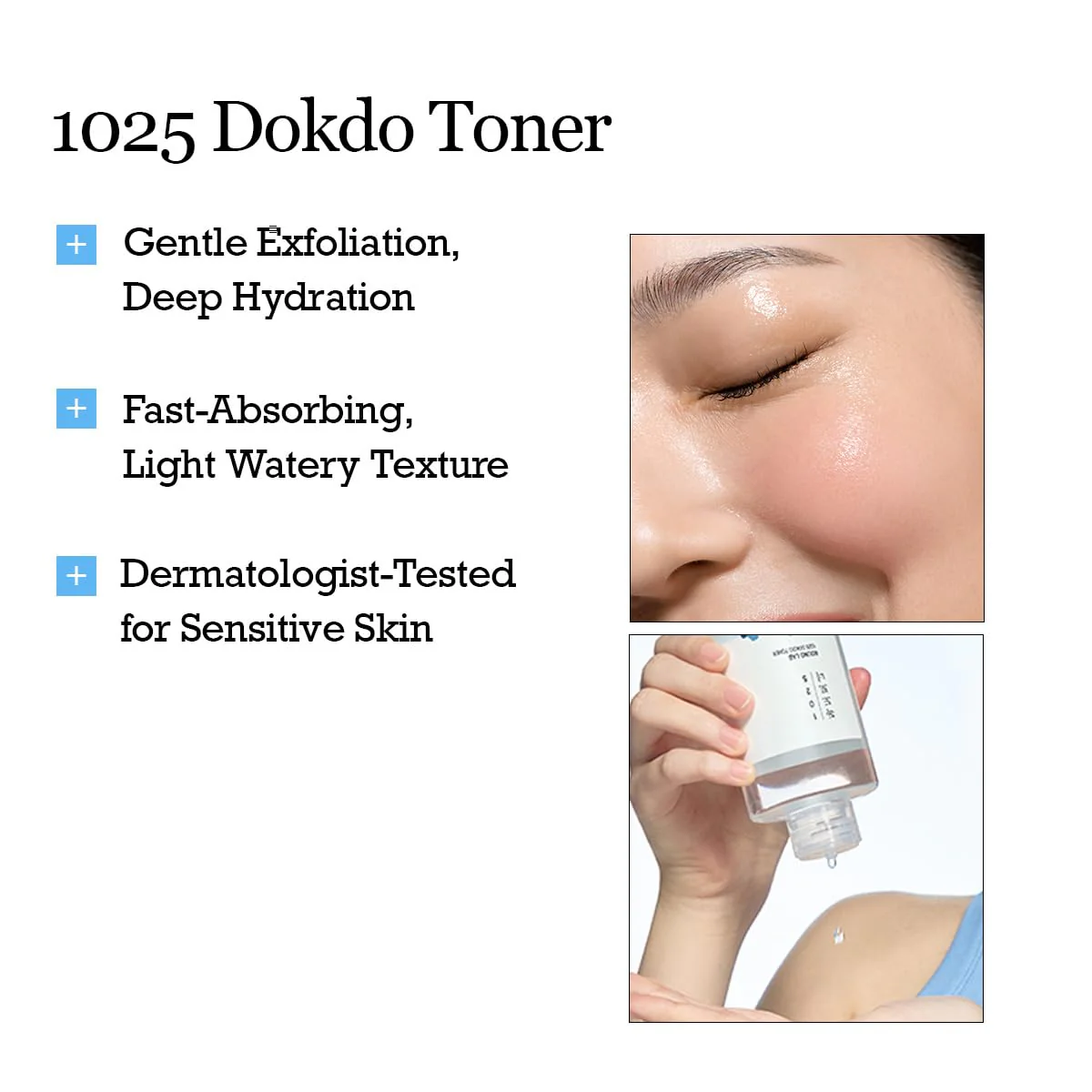 ROUND LAB 1025 Dokdo Toner 6.76 Fl Oz, Oil Control and Reduces Excess Sebum, Gentle Exfoliating Facial Toner, Deep Sea Water for Moisturization, Soft Finish Without Stickiness, Korean Skin Care - Image 6