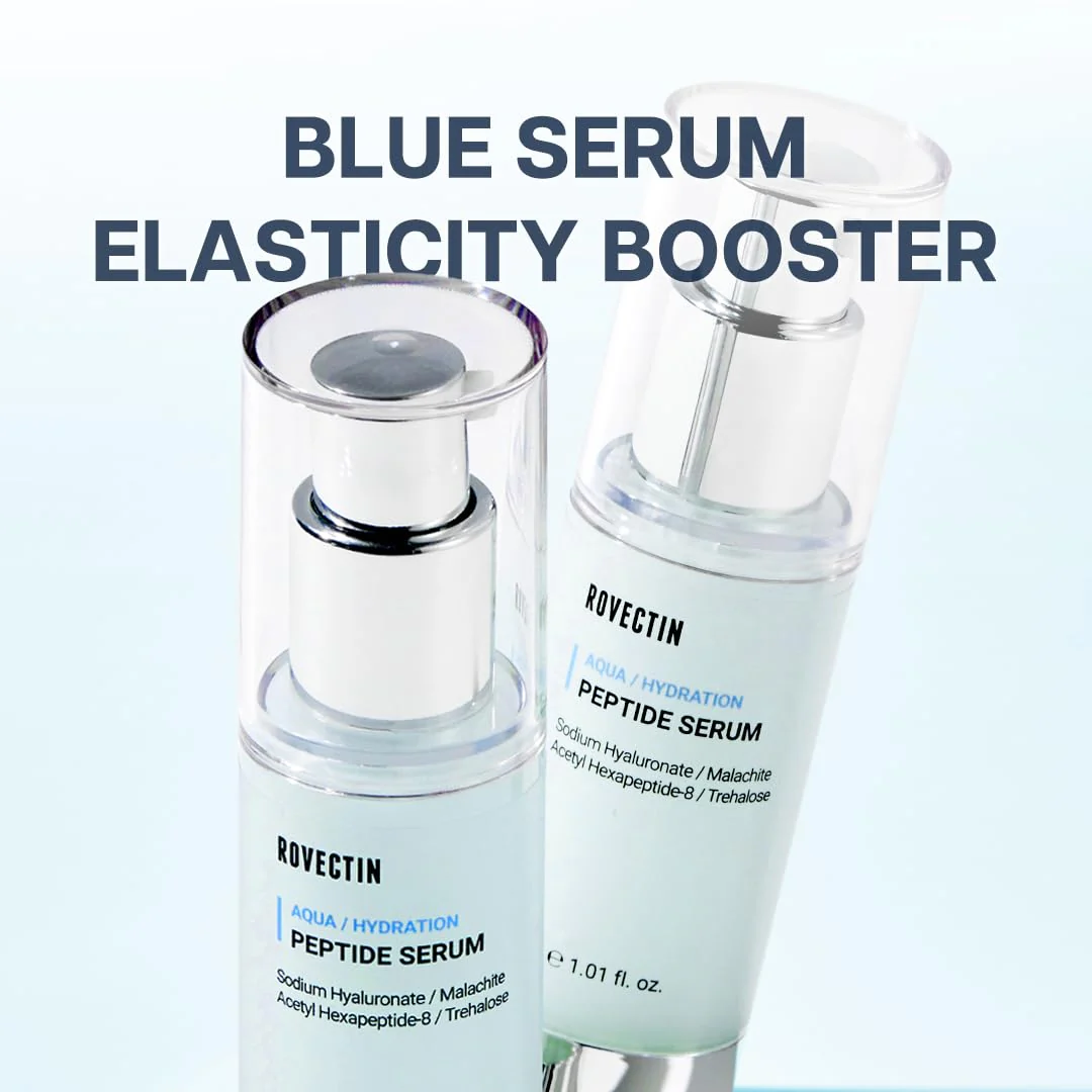 ROVECTIN Aqua Activating Serum - Anti-Aging Facial Serum with Vitamin E, Niacinamide, Hyaluronic Acid | Uneven Skin Tone, Anti-Wrinkle, Intensely Moisturizing | Vegan, Korean Skincare (1.2 fl.oz) - Image 6