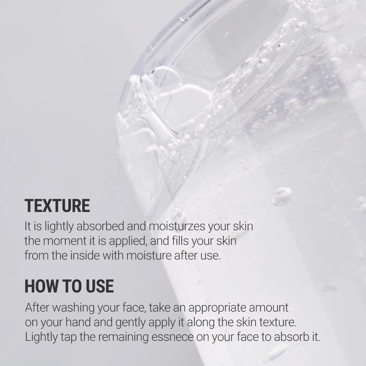 ROVECTIN Aqua Hyaluronic Essence – Hydrating Essence Toner with 7-Layer Hyaluronic Acid Complex & Niacinamide for Deep Moisturizing, Plumping, and Soothing | Vegan Korean Skincare (3.38 fl oz) - Image 3