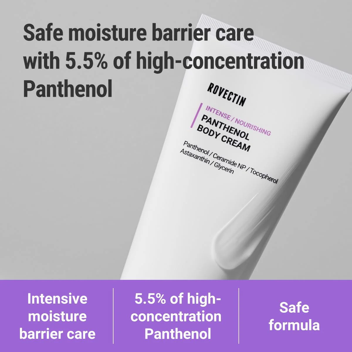 ROVECTIN Barrier Repair Moisturizing Cream - Intense Panthenol Cream for Face and Body | Ceramide Lotion Moisturizer | Anti-Aging with Astaxanthin | Hypoallergenic, Vegan, Korean Skincare (6.1 fl oz) - Image 10
