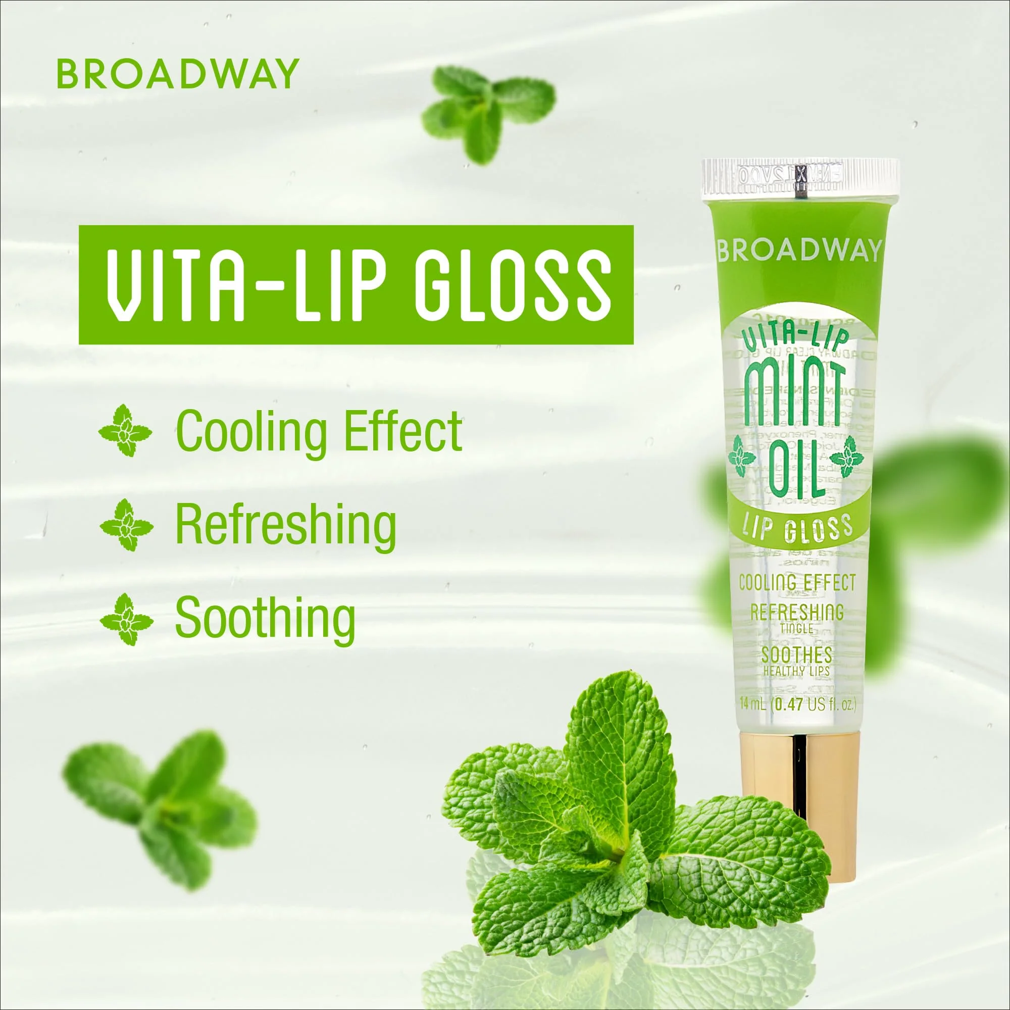 Ruby Kisses Broadway Vita-Lip Clear Lip Gloss (5 Pack Mint, Rosehip, Coconut, Argan Oil, Mango Butter), Ultra-Hydrating & Soothing Formula with Vitamin Oils, High-Shine Non-Sticky Finish Lip Balm - Image 9