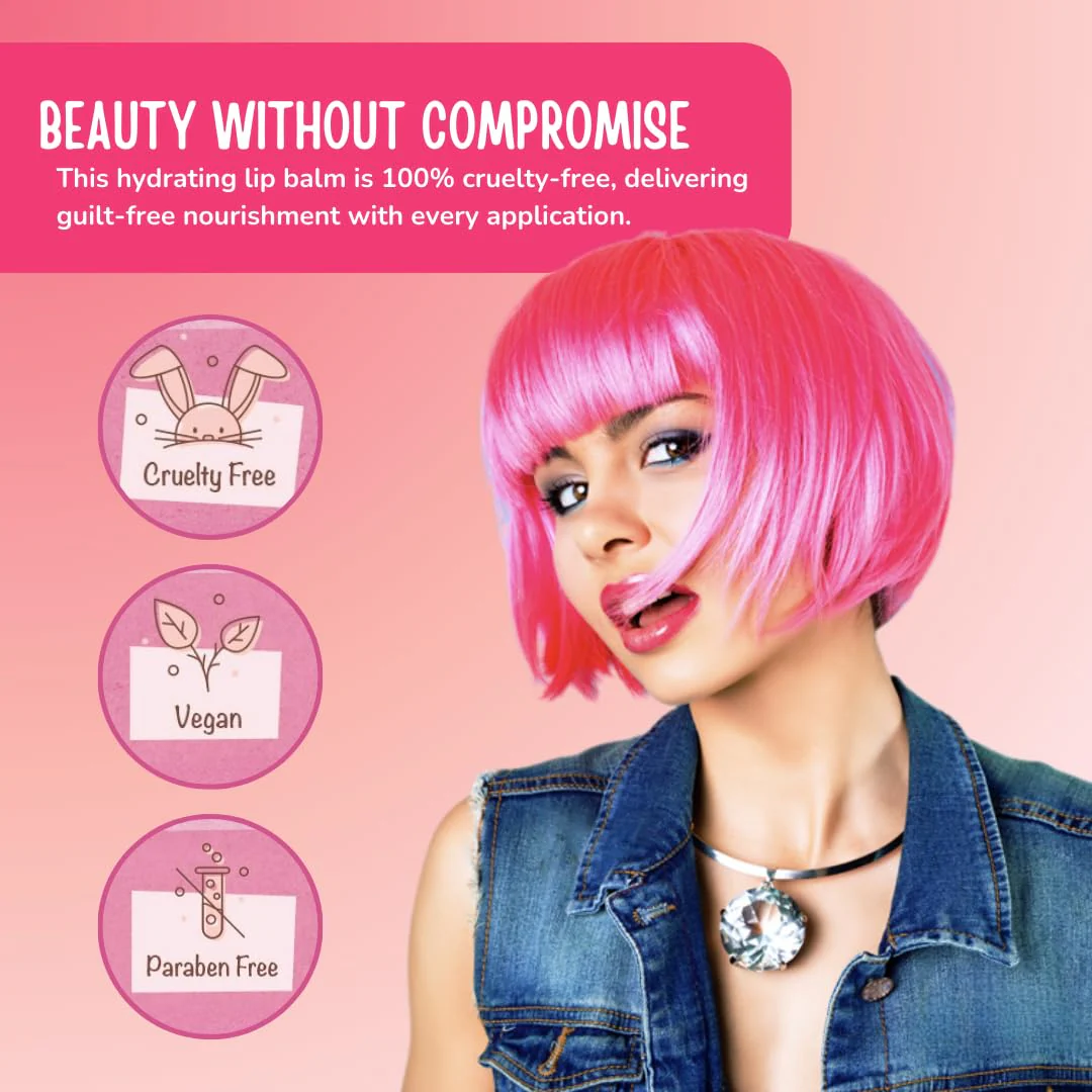 Rude Cosmetics Lip Balm Hydrating, Nourishing Lipbalm Set for Women, Lip Moisturizer for Dry Cracked Lips, Vegan & Cruelty-Free, Manga Collection/Watermelon & Peach - Image 9