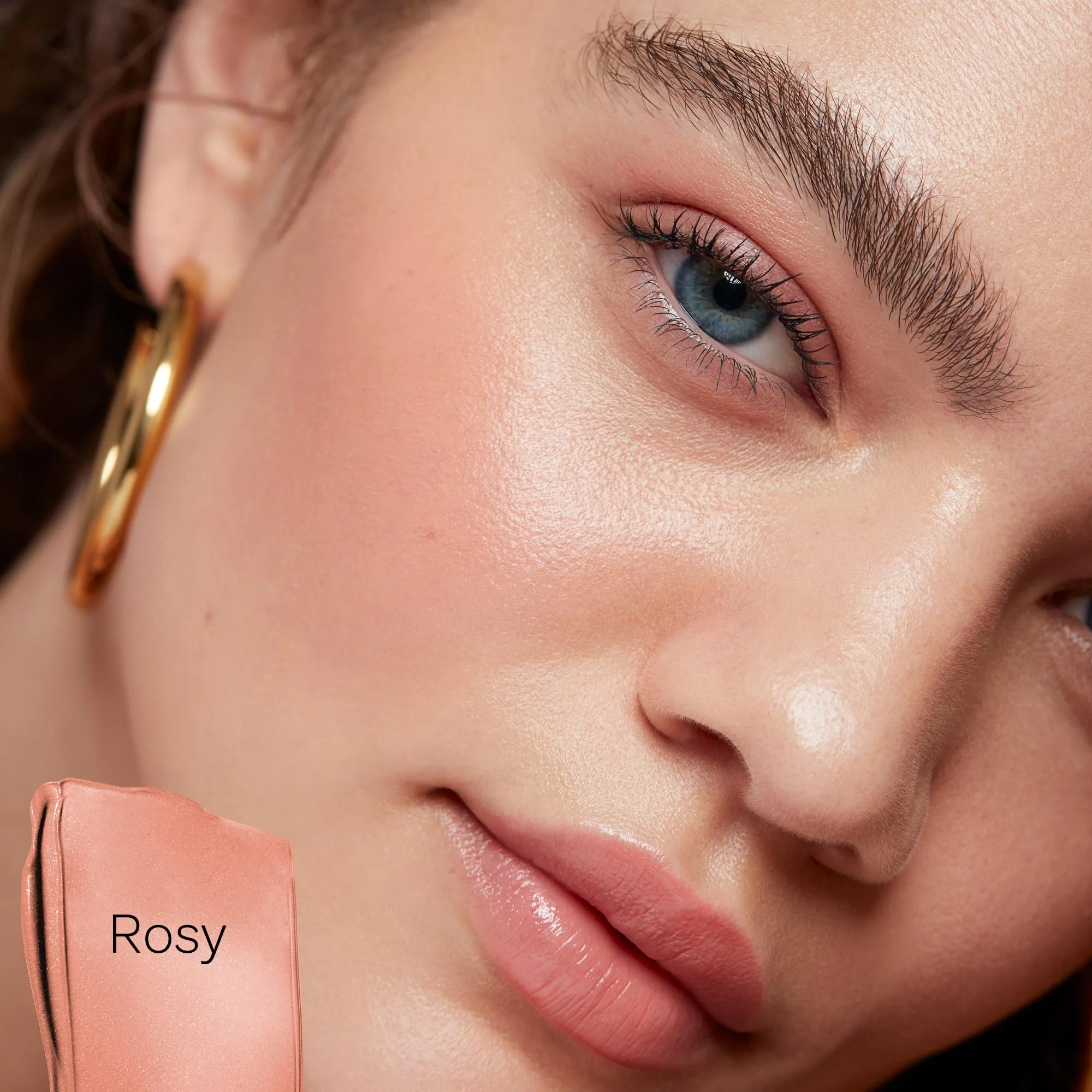 Saie Dew Liquid Blush for Cheeks - Hydrating Cream Blush Stick with a Blendable + Buildable Formula - Skincare Infused Dewy Cheek Tint for a Natural Flush - Glowy Makeup Essential - Rosy (.40 oz) - Image 3