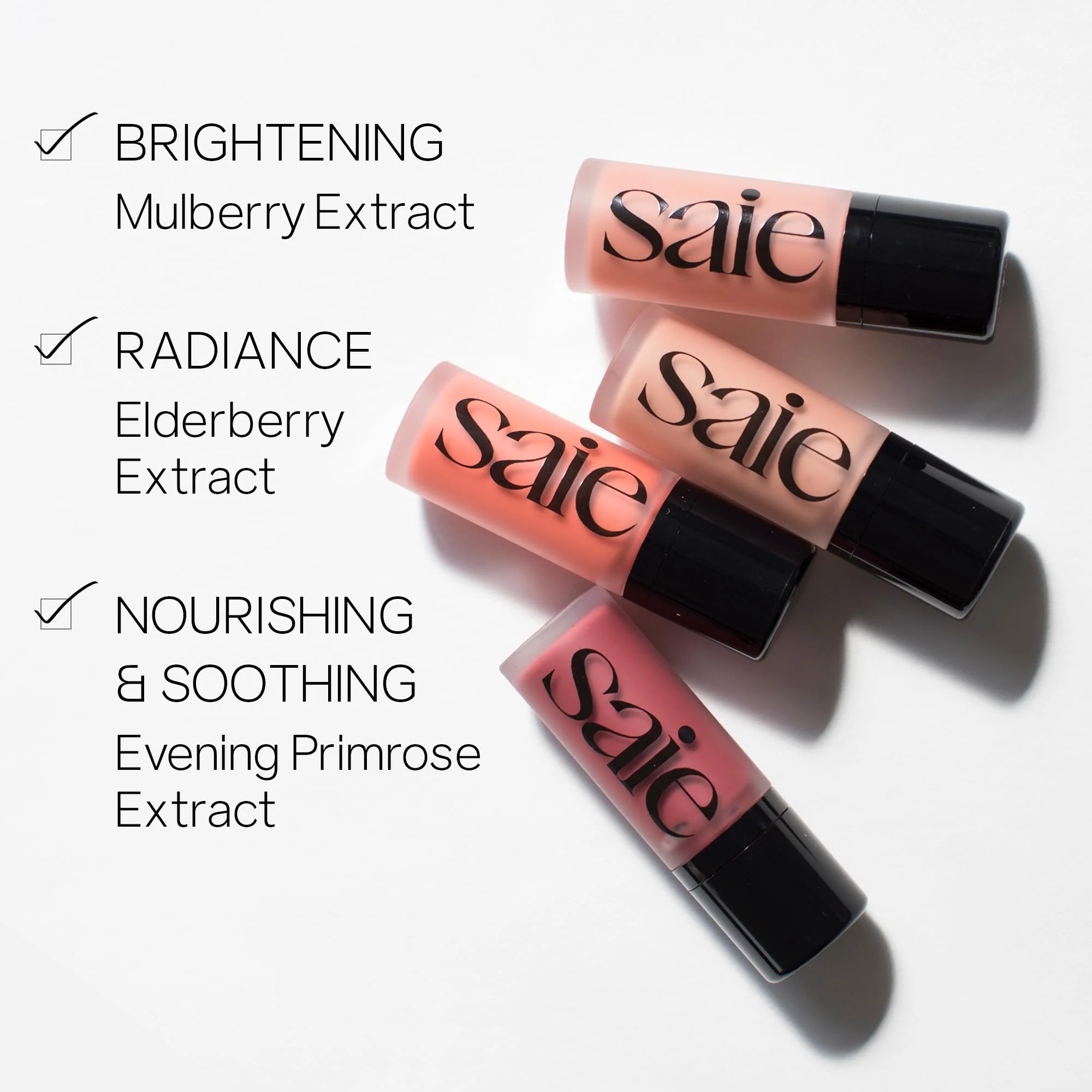 Saie Dew Liquid Blush for Cheeks - Hydrating Cream Blush Stick with a Blendable + Buildable Formula - Skincare Infused Dewy Cheek Tint for a Natural Flush - Glowy Makeup Essential - Spicy (.40 oz) - Image 7