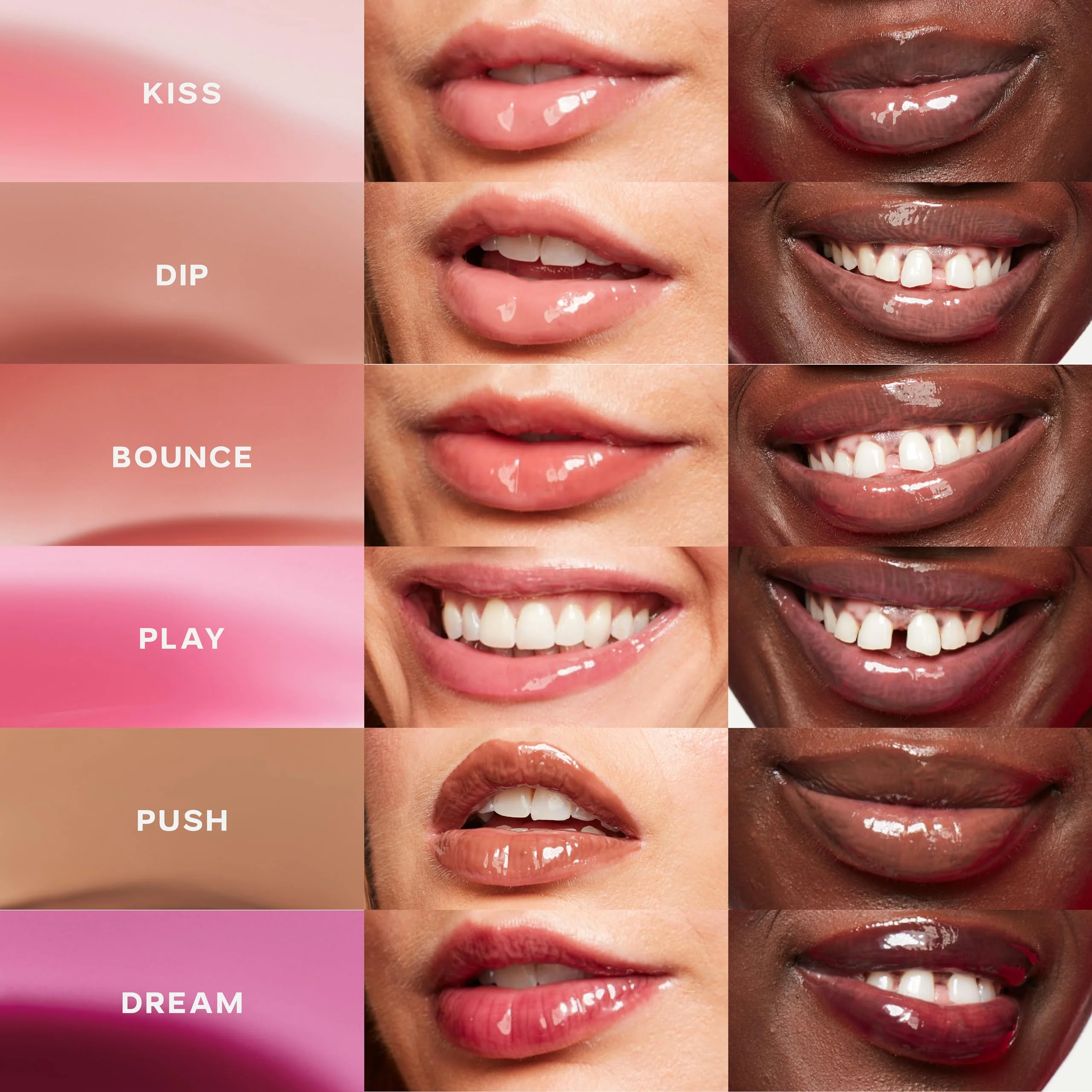 Saie Glossybounce - Hydrating Lip Gloss and Tinted Lip Oil Hybrid with Hyaluronic Acid & Jojoba Oil for Non-Sticky, Ultra-Shiny, Plump & Soft Lips - Everyday Makeup Essential - Kiss (.17 oz) - Image 4