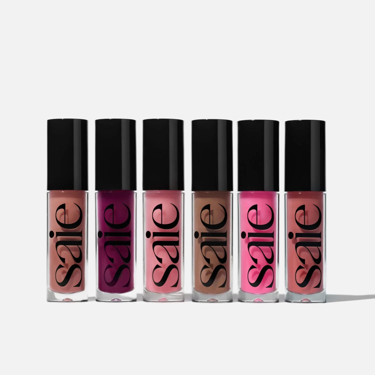 Saie Glossybounce - Hydrating Lip Gloss and Tinted Lip Oil Hybrid with Hyaluronic Acid & Jojoba Oil for Non-Sticky, Ultra-Shiny, Plump & Soft Lips - Everyday Makeup Essential - Push (.17 oz) - Image 3