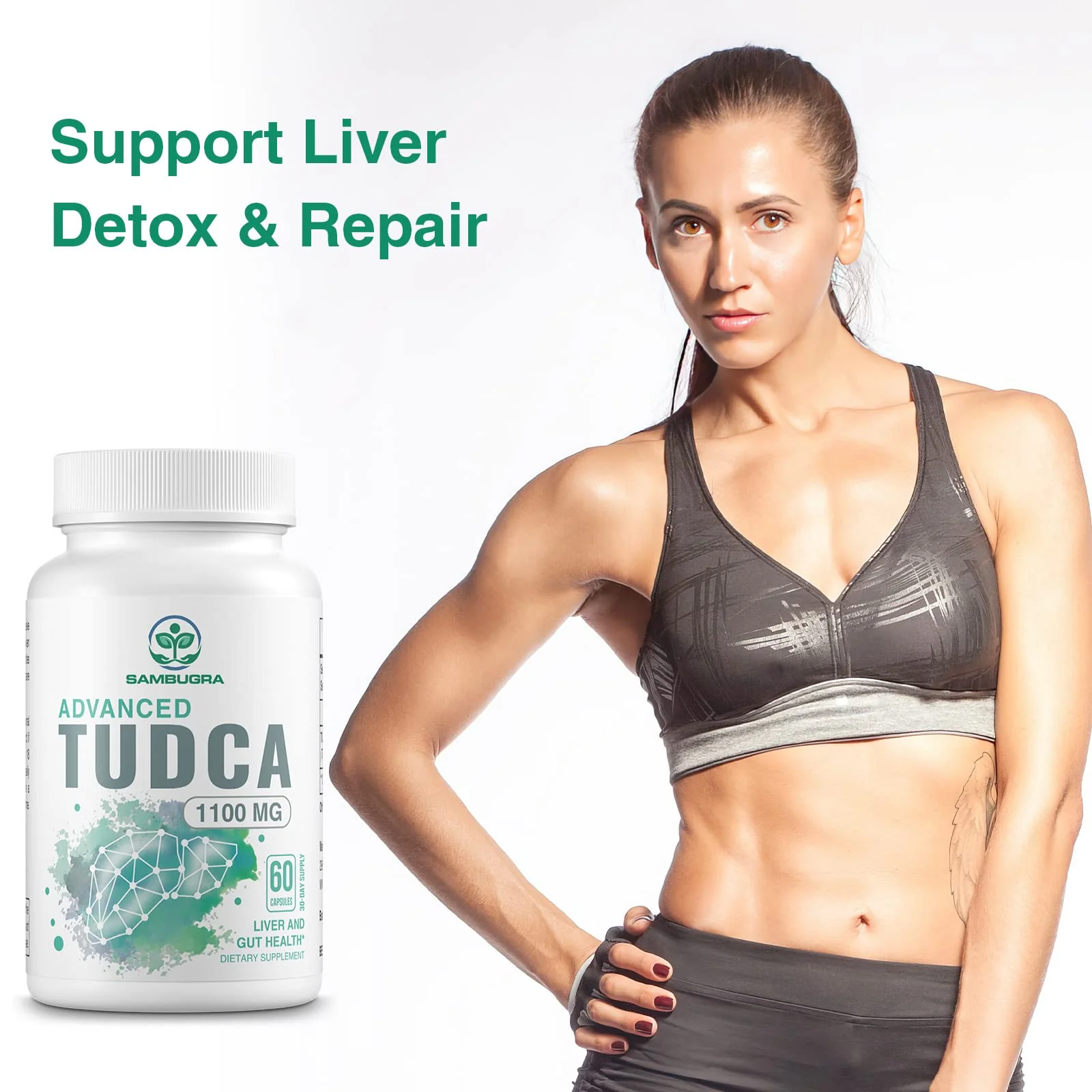Sambugra TUDCA Liver Supplements 1100mg, 3rd Party Tested Ultra Strength Bile Salt TUDCA Supplement, Liver Support for Detox Cleanse and Repair, 120 Capsules - Image 6