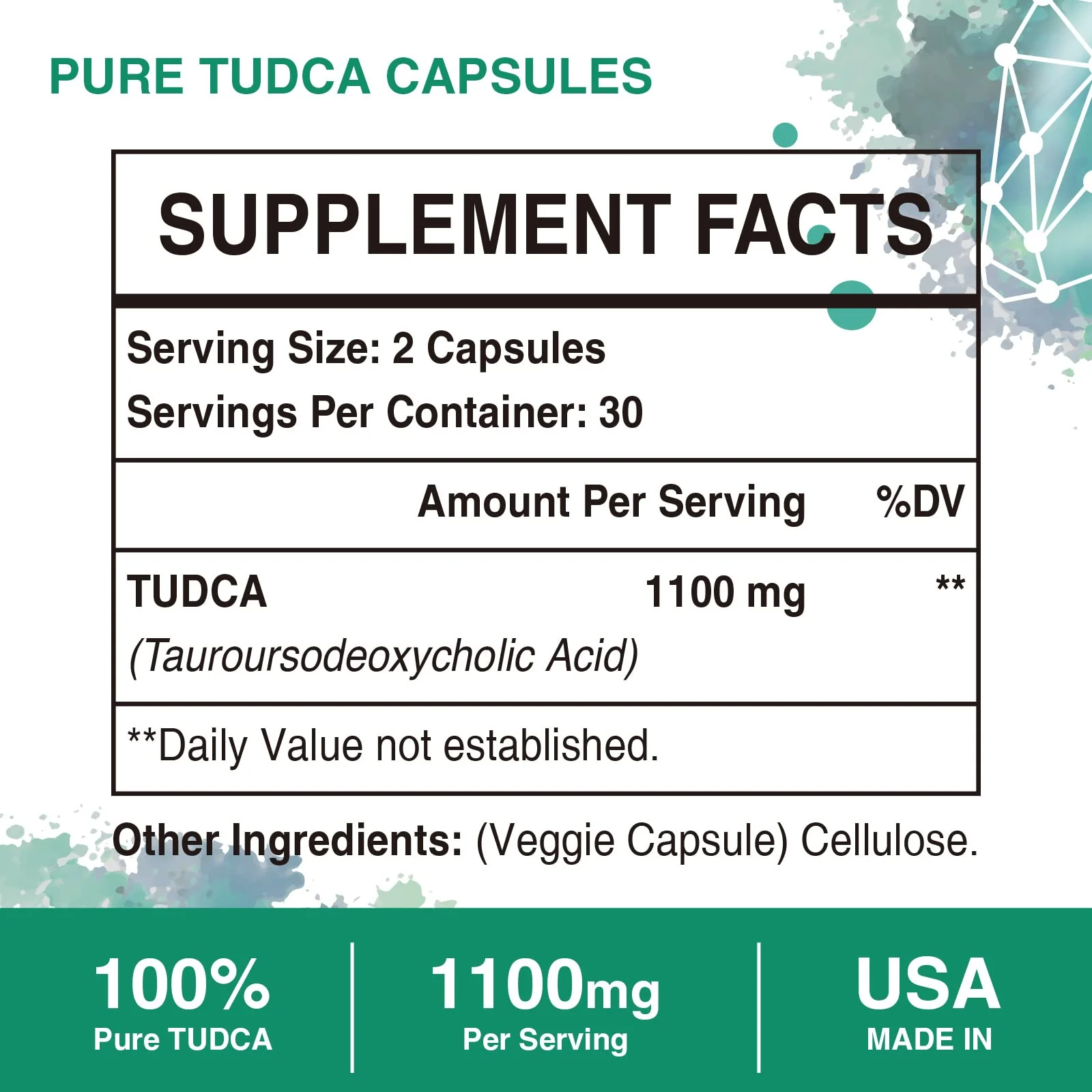 Sambugra TUDCA Liver Supplements 1100mg, 3rd Party Tested Ultra Strength Bile Salt TUDCA Supplement, Liver Support for Detox Cleanse and Repair, 60 Capsules - Image 7