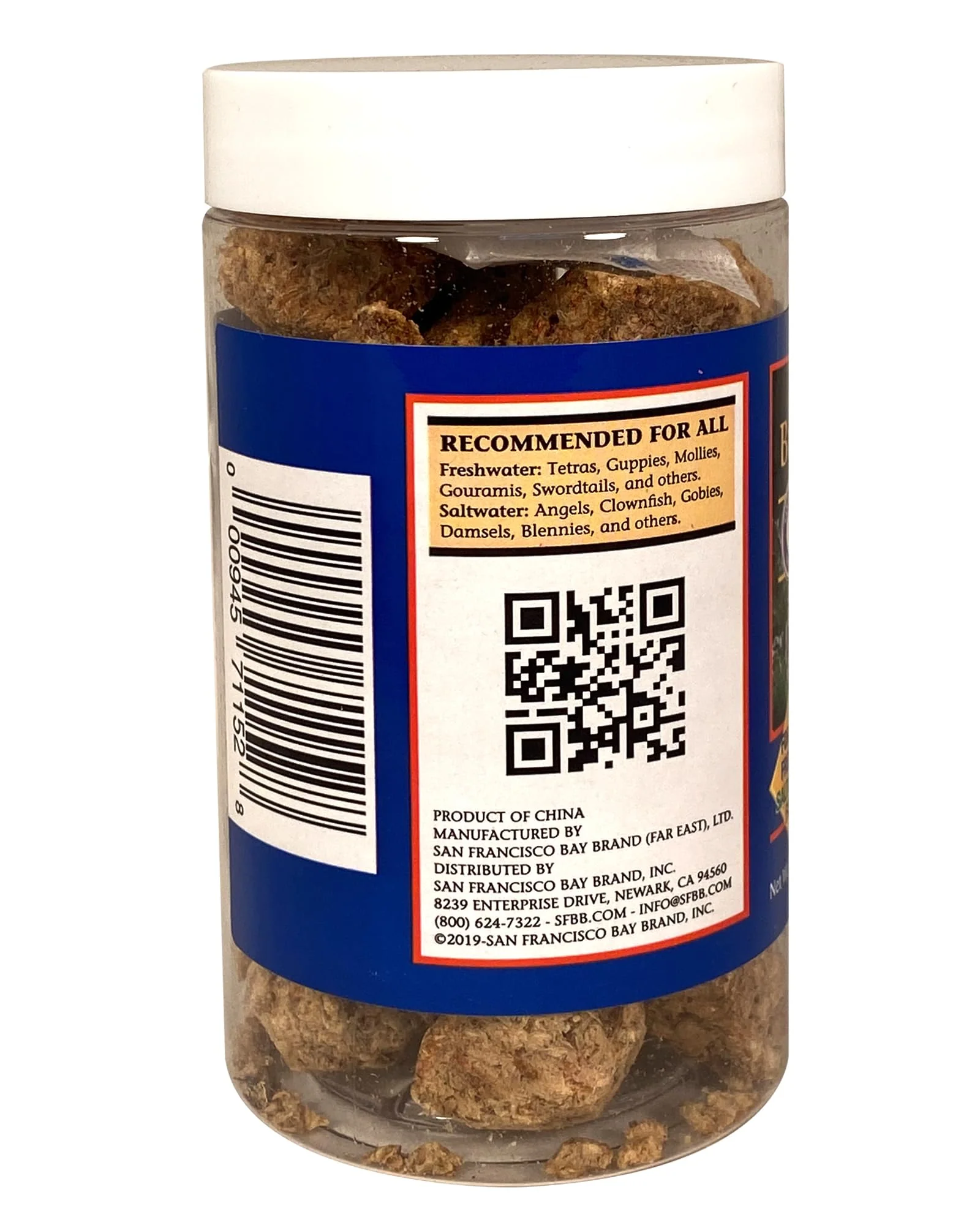 San Francisco Bay Brand Fish Food Freeze Dried Brine Shrimp - All Natural, Sustainably Harvested, High Protein Dried Brine Shrimp for Freshwater and Saltwater Fish - 0.71 oz (20g) - Image 4