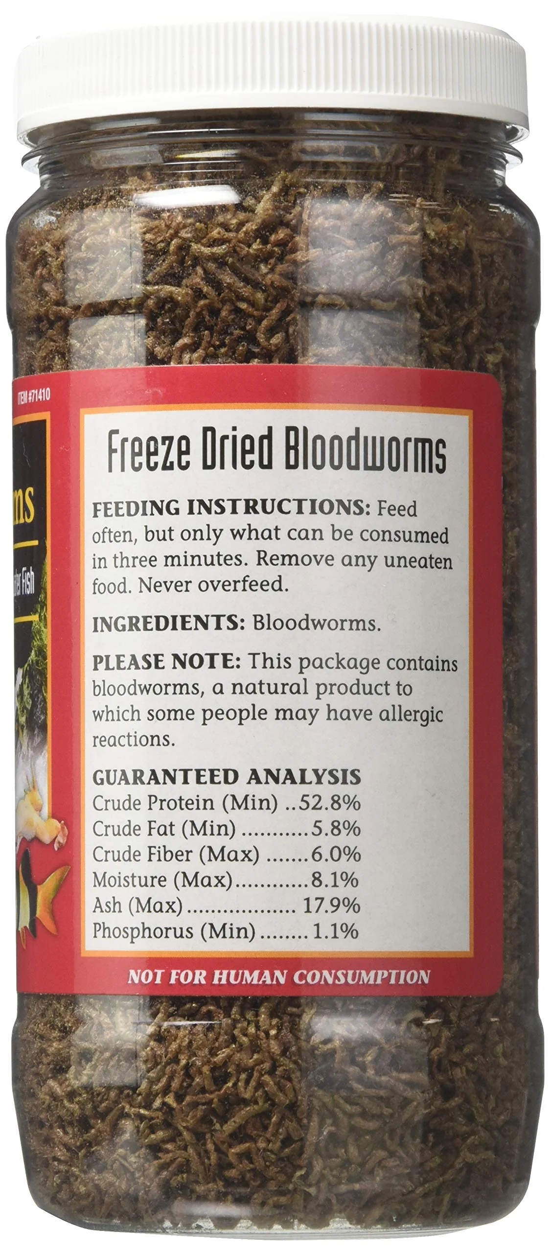 San Francisco Bay Brand Freeze Dried Bloodworms 1 oz. - Image 5