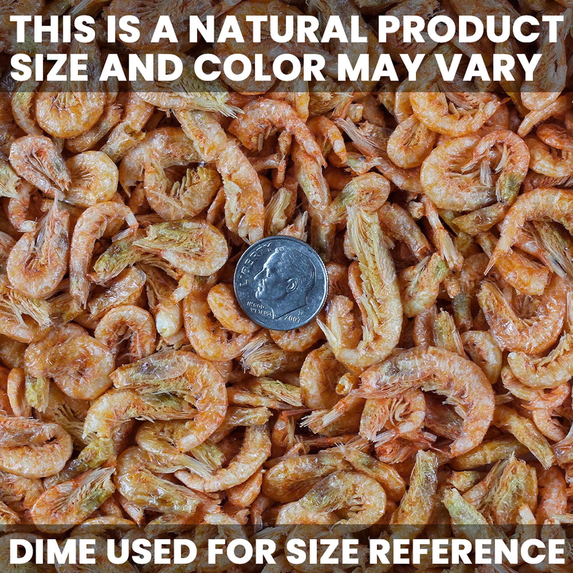 San Francisco Bay Brand Freeze Dried Krill Fish Food - All-Natural, Sustainably Harvested, High Protein Dried Shrimp for Freshwater and Saltwater Carnivores, Koi, Cichlids, Turtles - 2.54 oz (72g) - Image 2