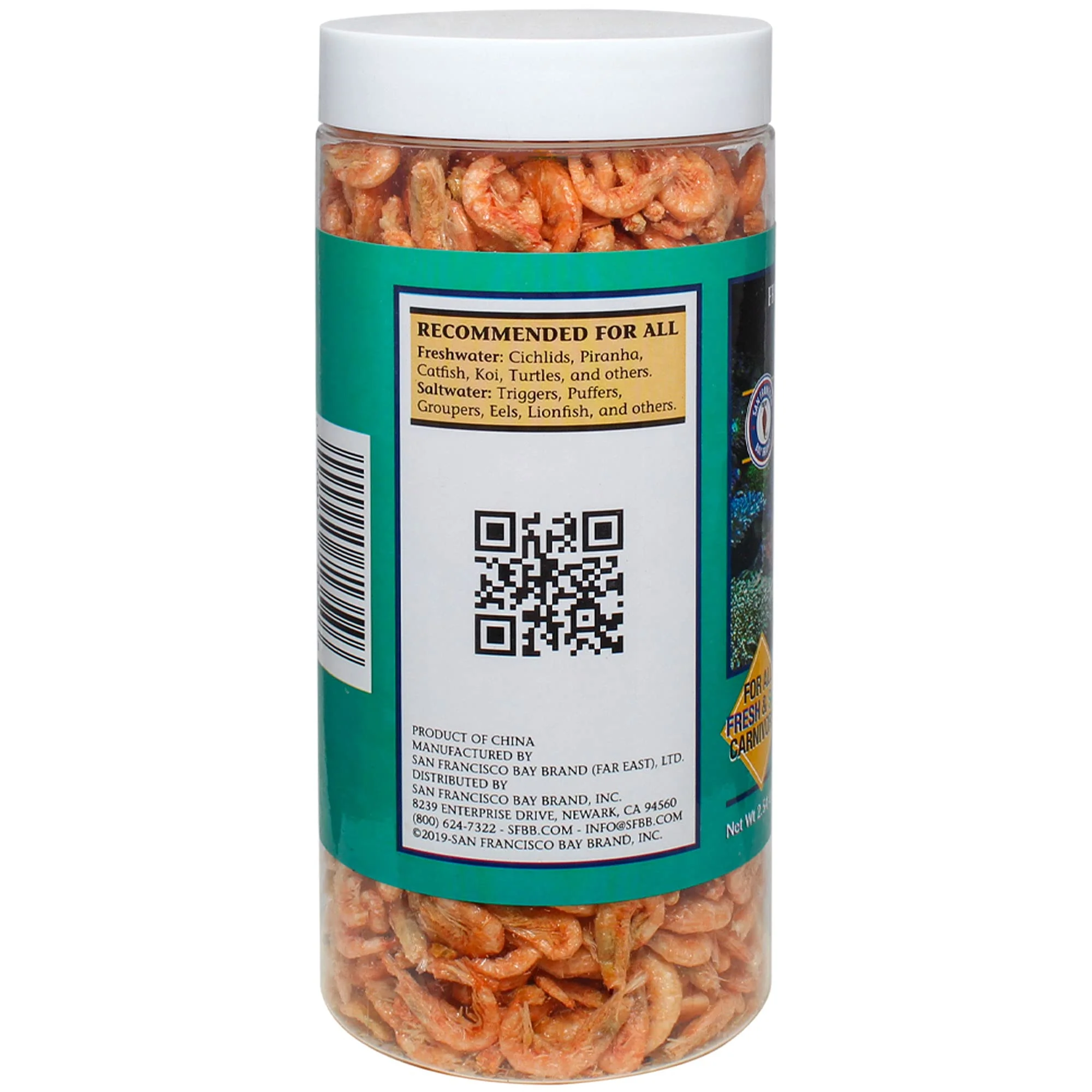 San Francisco Bay Brand Freeze Dried Krill Fish Food - All-Natural, Sustainably Harvested, High Protein Dried Shrimp for Freshwater and Saltwater Carnivores, Koi, Cichlids, Turtles - 2.54 oz (72g) - Image 5