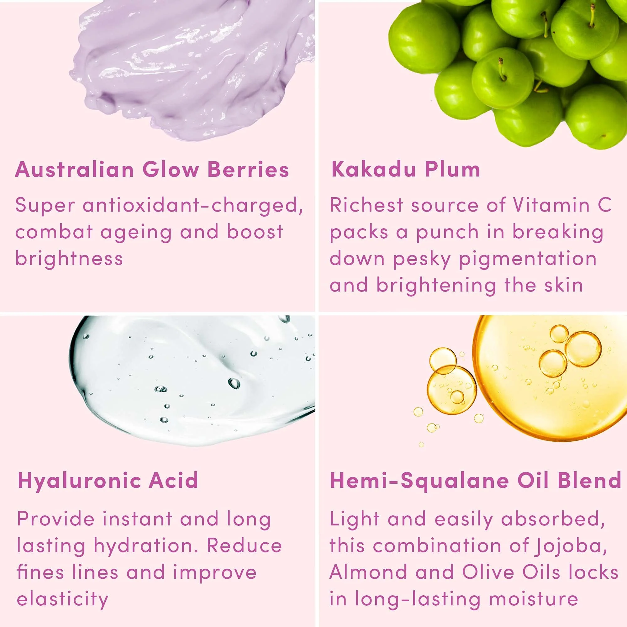 Sand & Sky Vitamin C Serum Hyaluronic Acid Serum Glow Drops - Australian Glow Berries Brightening Face Serum, Fine Line Reducing, Plumping, Dual Phase, 1 fl oz - Image 4