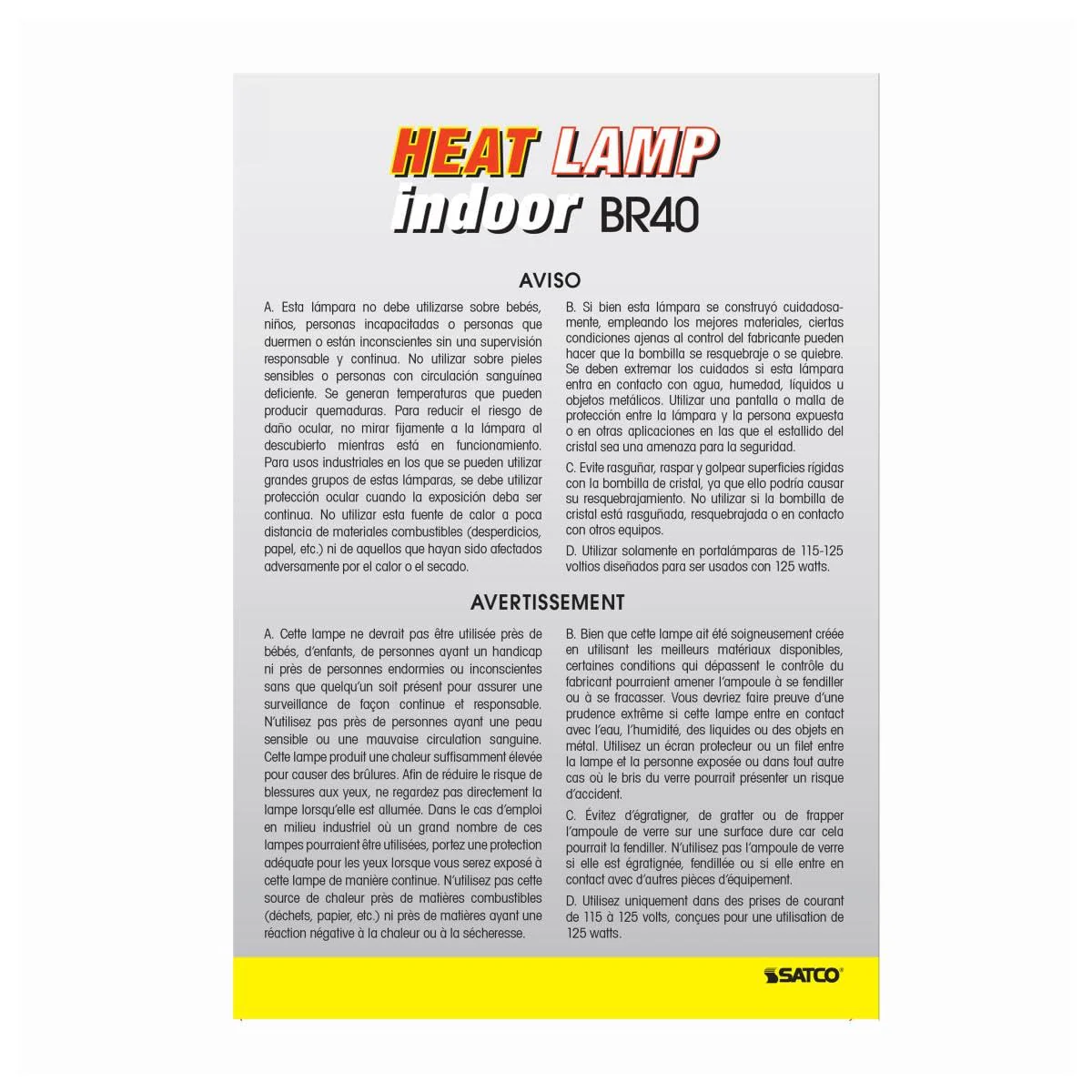 Satco S4750 Medium Bulb in Light Finish, 6.50 inches, 1 Pack, Clear Heat - Image 5