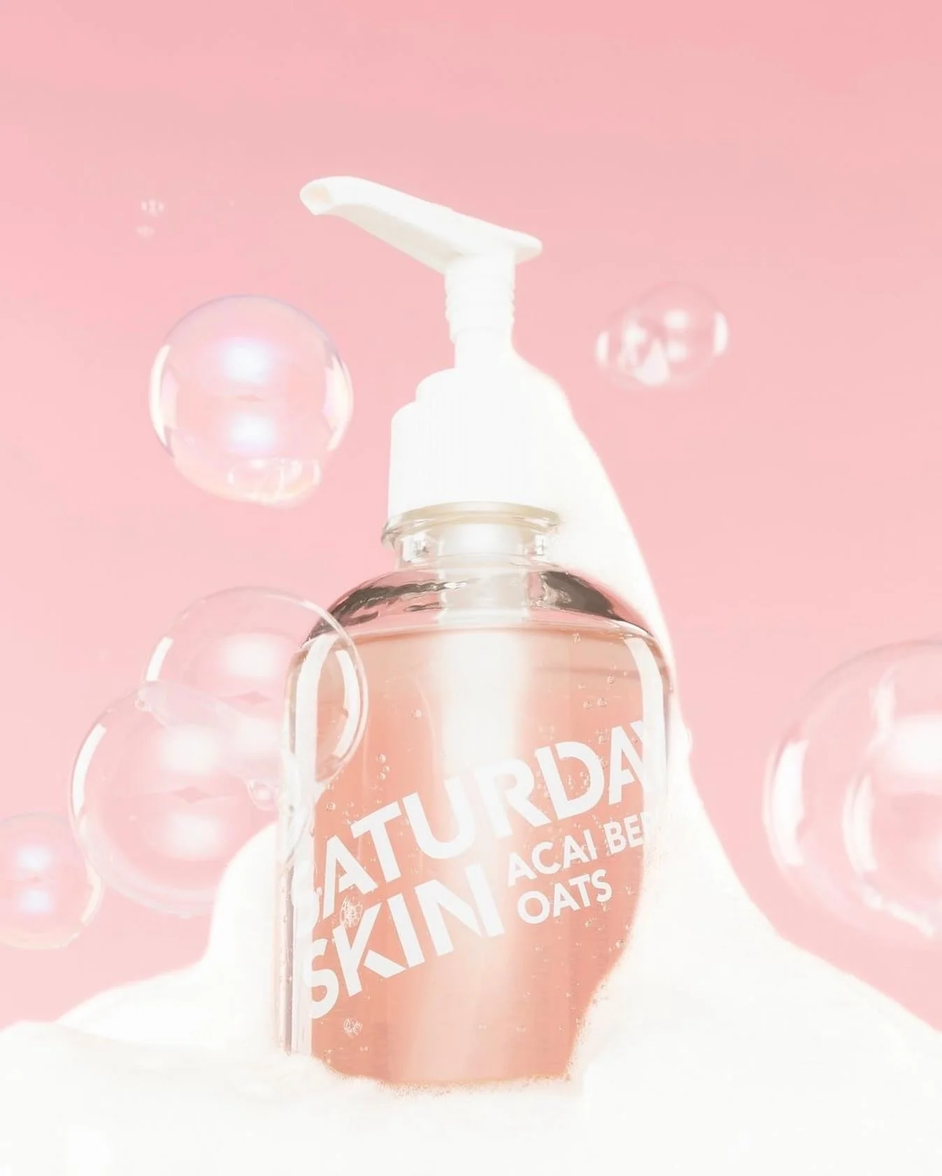 Saturday Skin Hydrating Gentle Facial Gel Cleanser Makeup Remover Sensitive Skin Face Wash Antioxidant Vitamin Brightening Smoothing | Korean Skin Care CICA Acai Berry Oats - Image 7