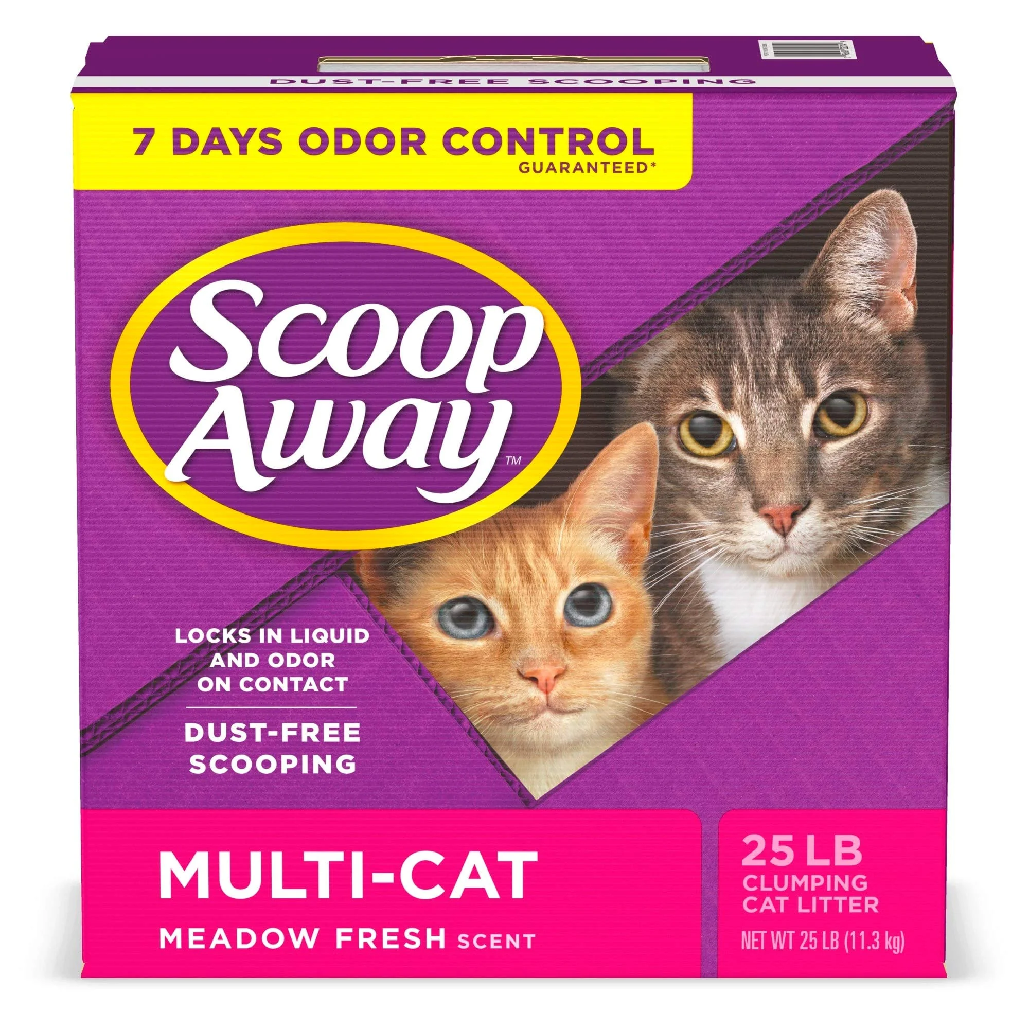 Scoop Away Multi-Cat Formula Clumping Cat Litter (25 lbs)