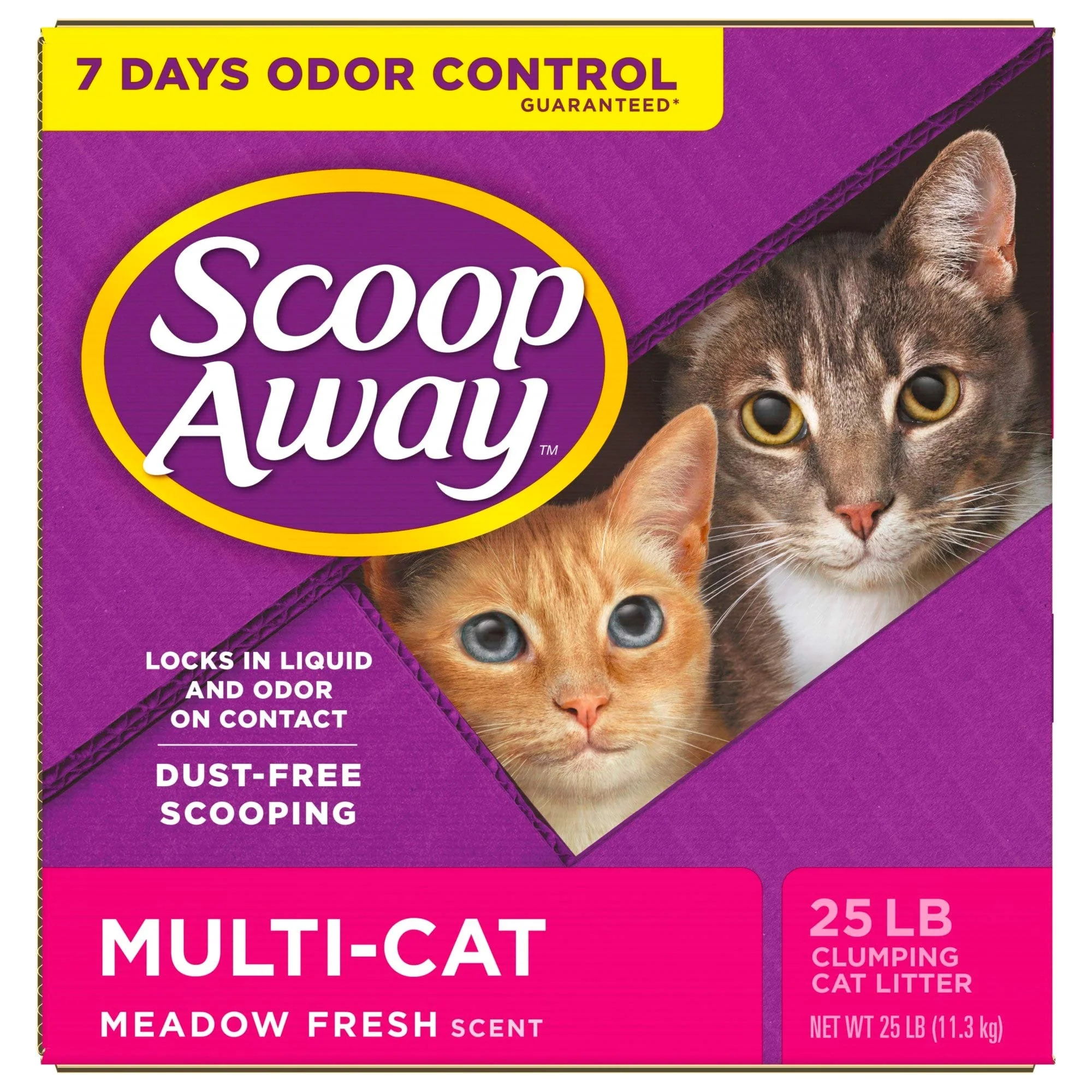 Scoop Away Multi-Cat Formula Clumping Cat Litter (25 lbs) - Image 8