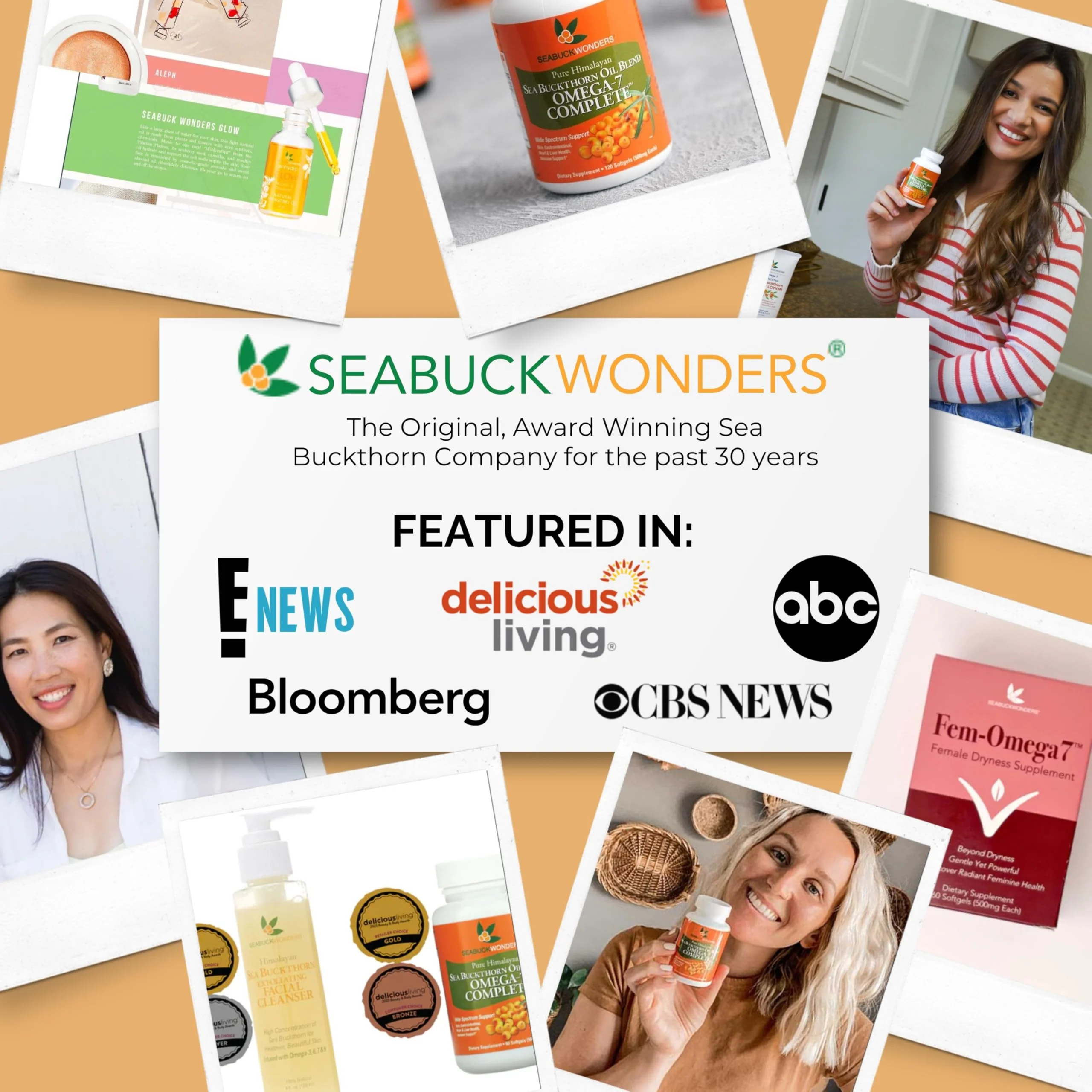 SEABUCKWONDERS Organic Sea Buckthorn Seed Oil, 0.45 Fl Oz, 13 Servings, with Omega 3, 6 & 9, Can Be Used Topically & Orally, Supports Hair, Skin & Nail Health - Image 7