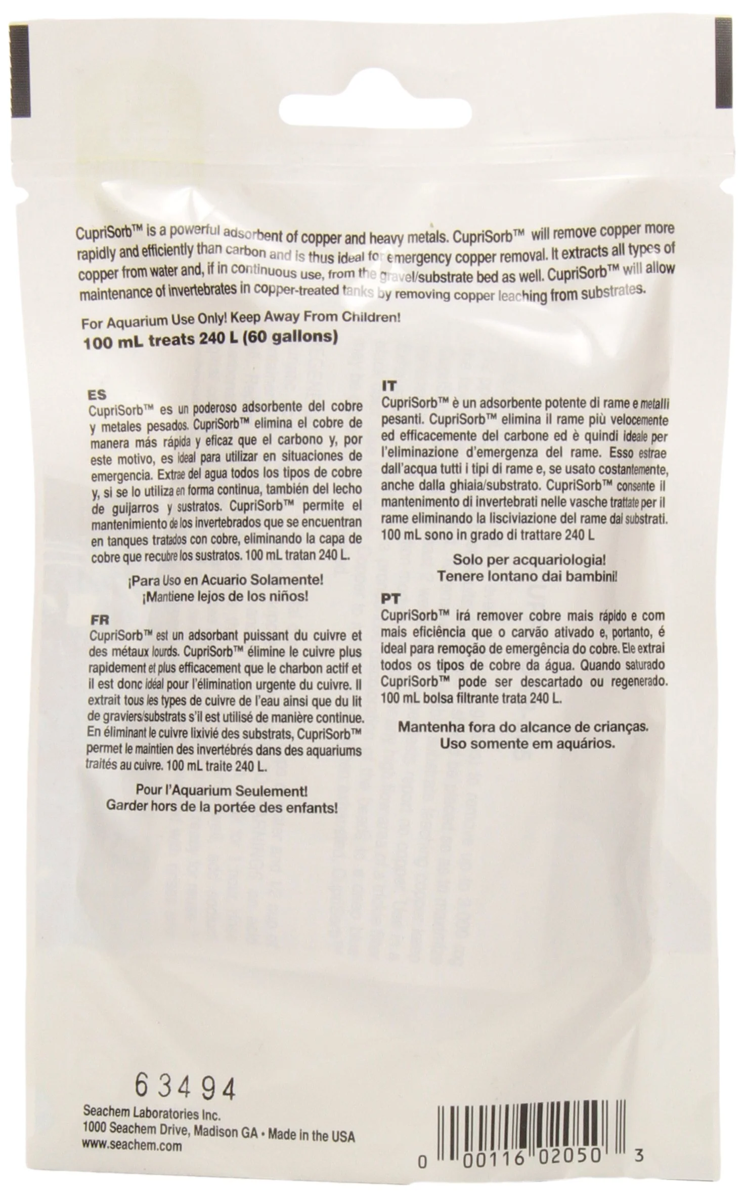 Seachem Cuprisorb 100ml - Image 5