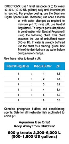 Seachem Discus Buffer 500gram,white. Adjusts pH to 5.8-6.8 - Image 5